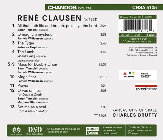 Life and Breath - Choral Works by René Clausen