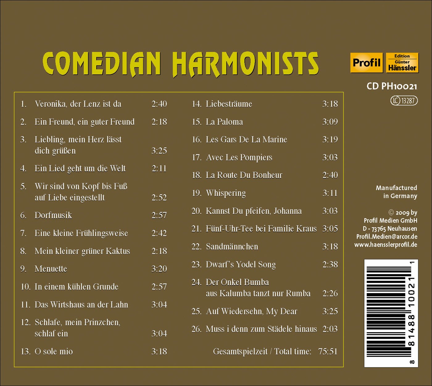 Best of Comedian Harmonists