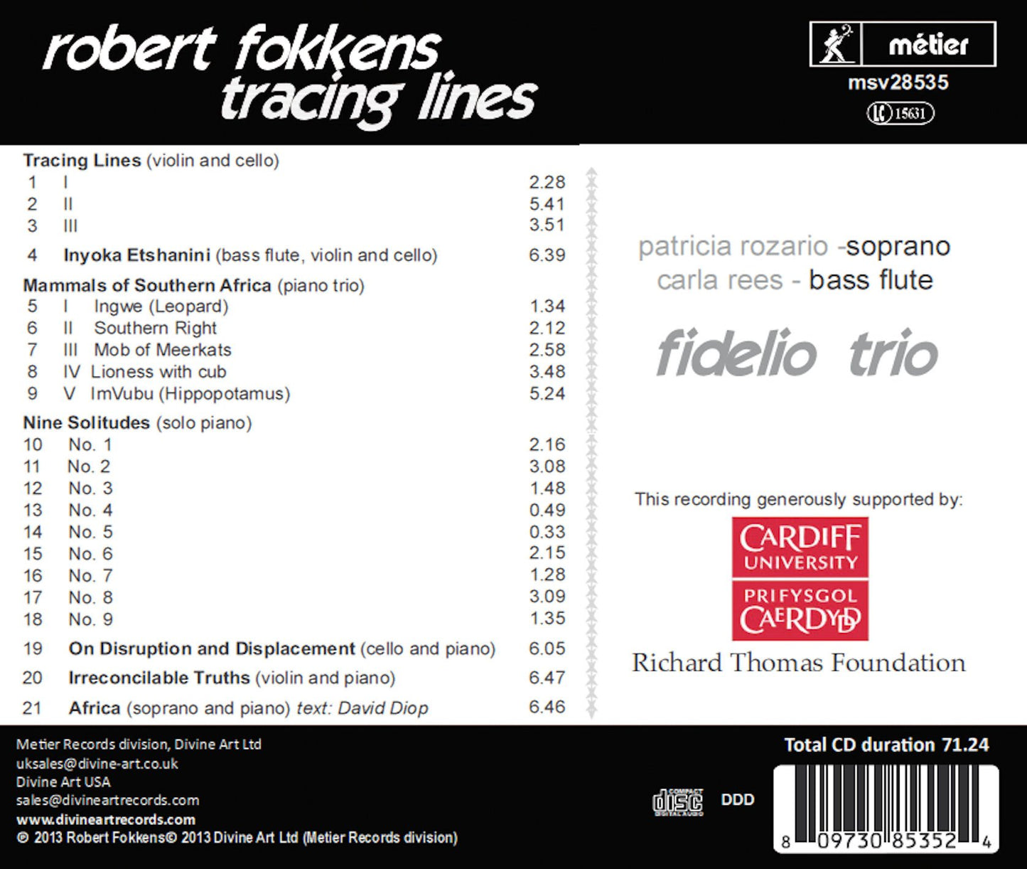Fokkens: Tracing Lines