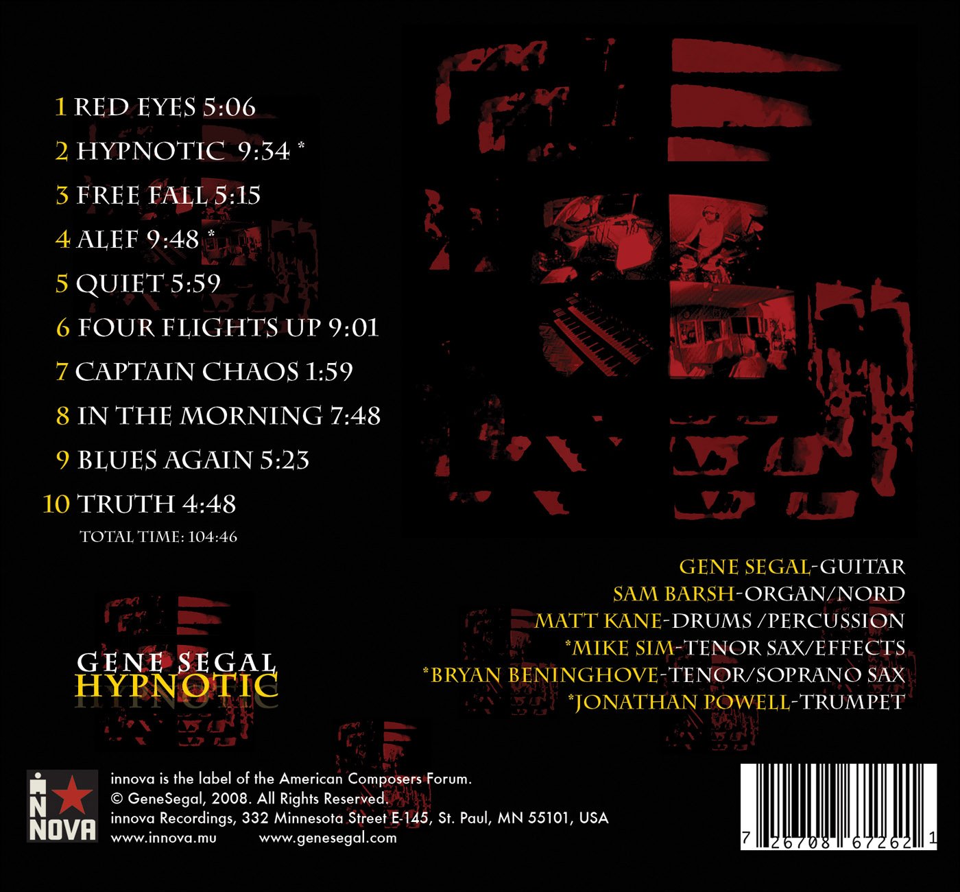 Segal, Gene: Hypnotic