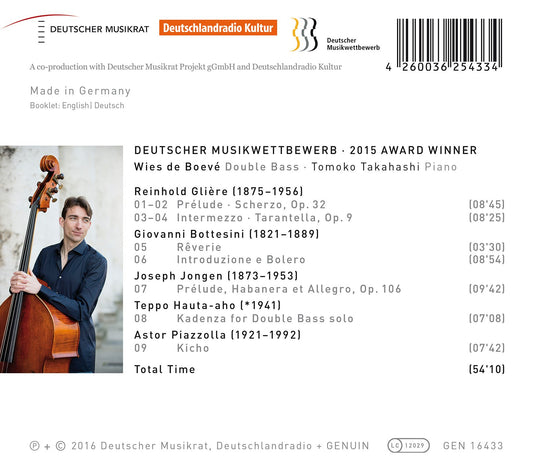 Glière, Bottesini, Jongen, Hauta-aho & Piazzolla: Chamber Wo