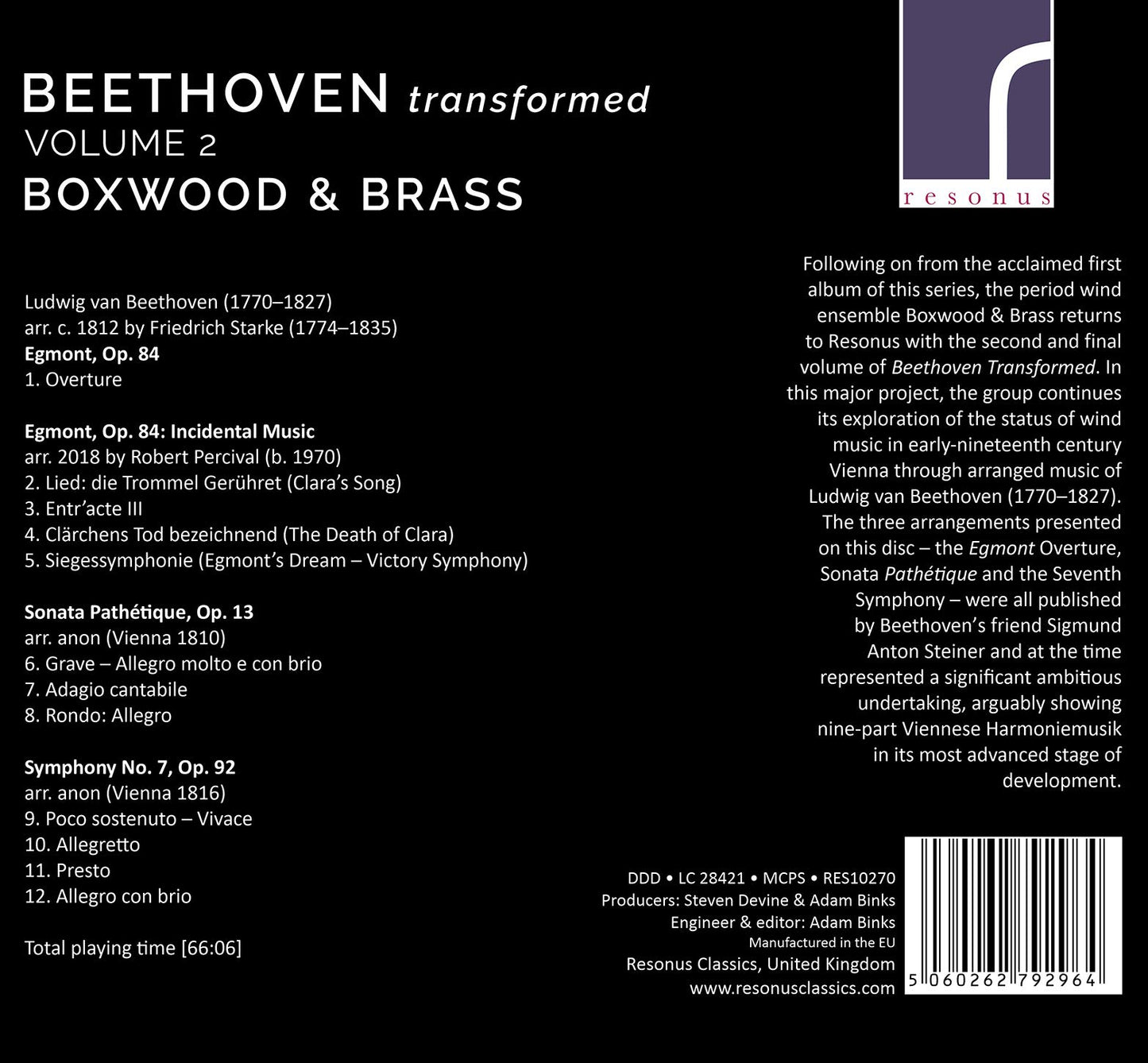 V2: BEETHOVEN TRANSFORMED