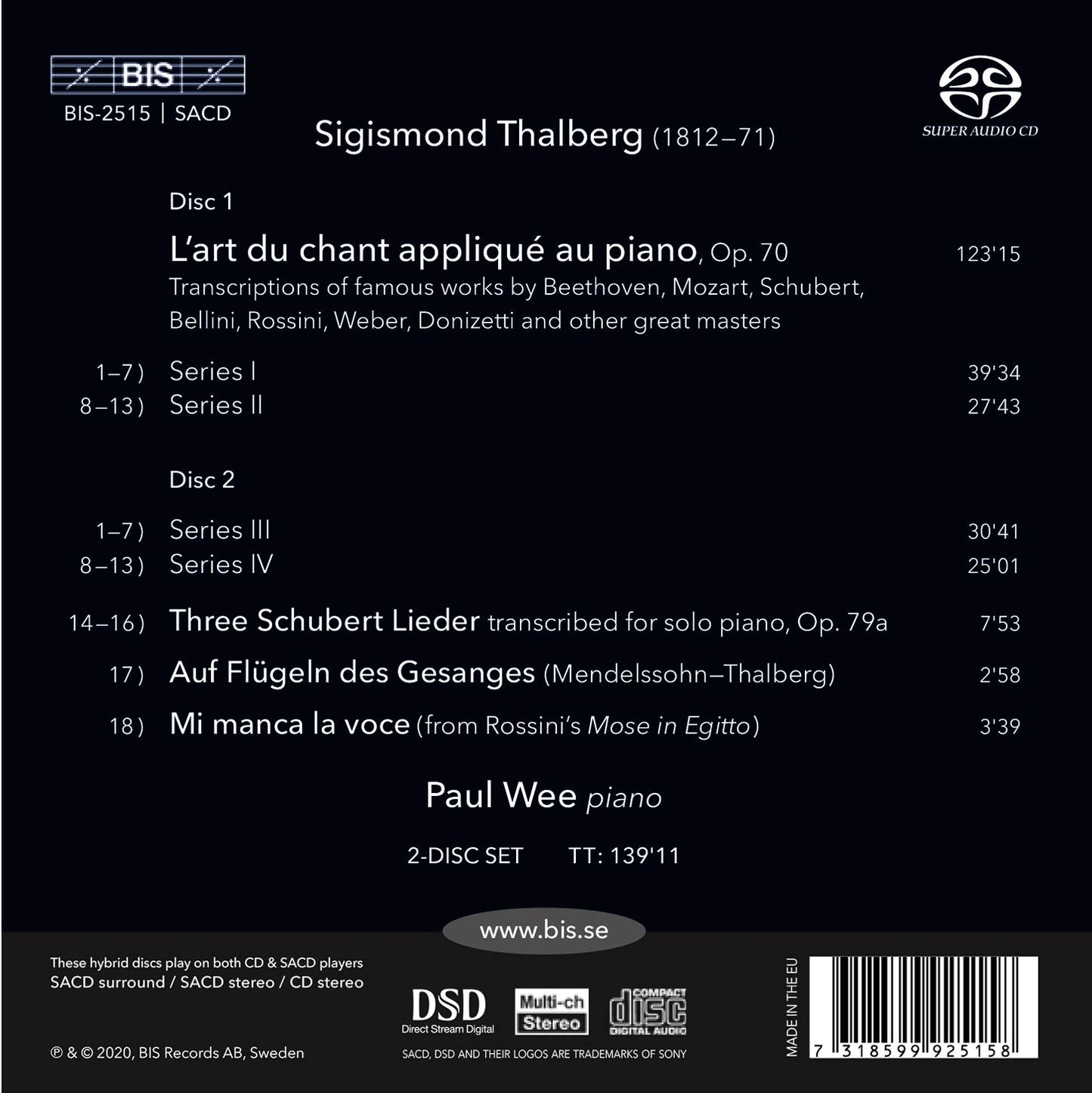 Sigismond Thalberg: L'art du chant