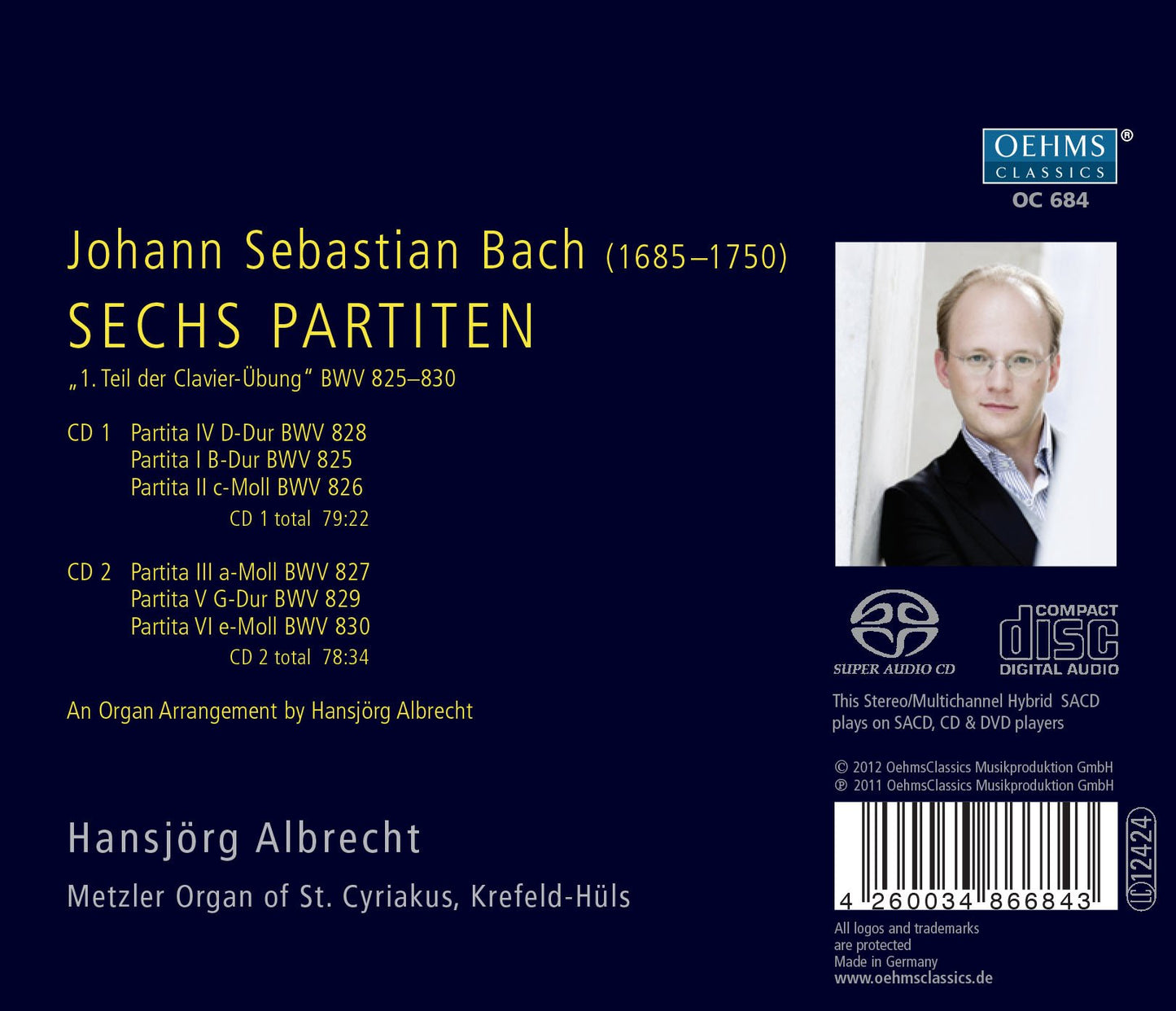 Bach: Clavierübung, Vol. 1