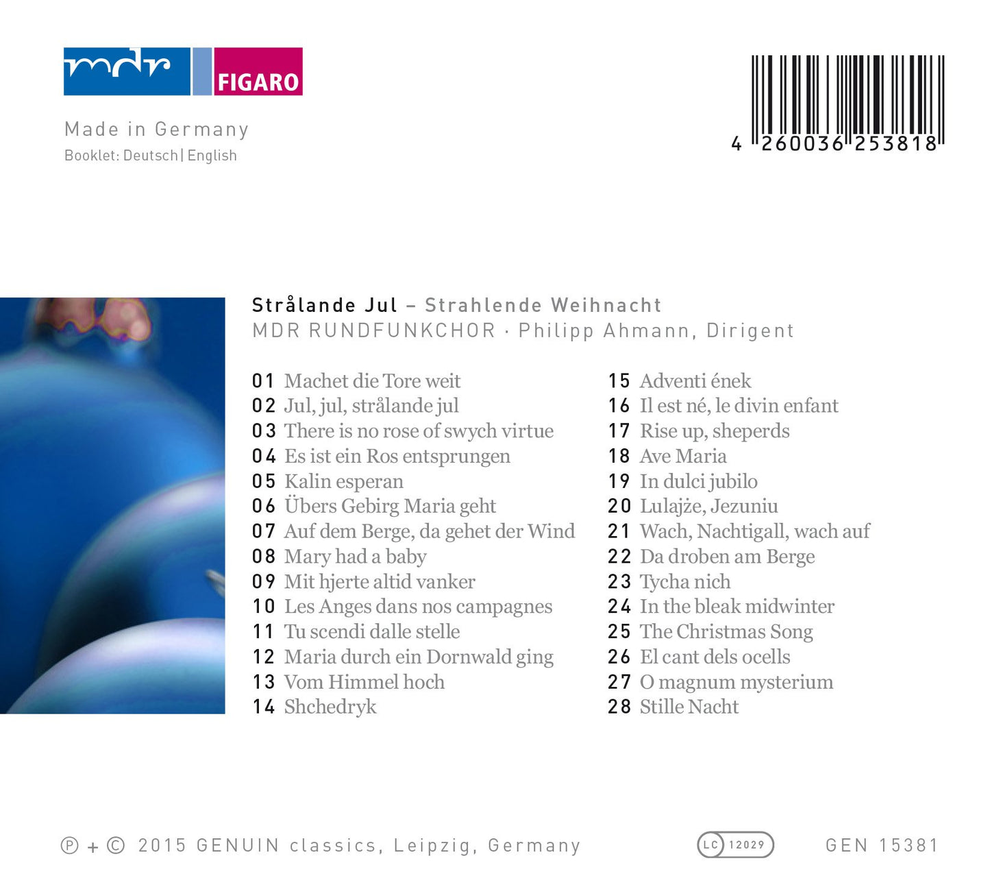 Weihnachtslieder aus Deutschland und aller Welt