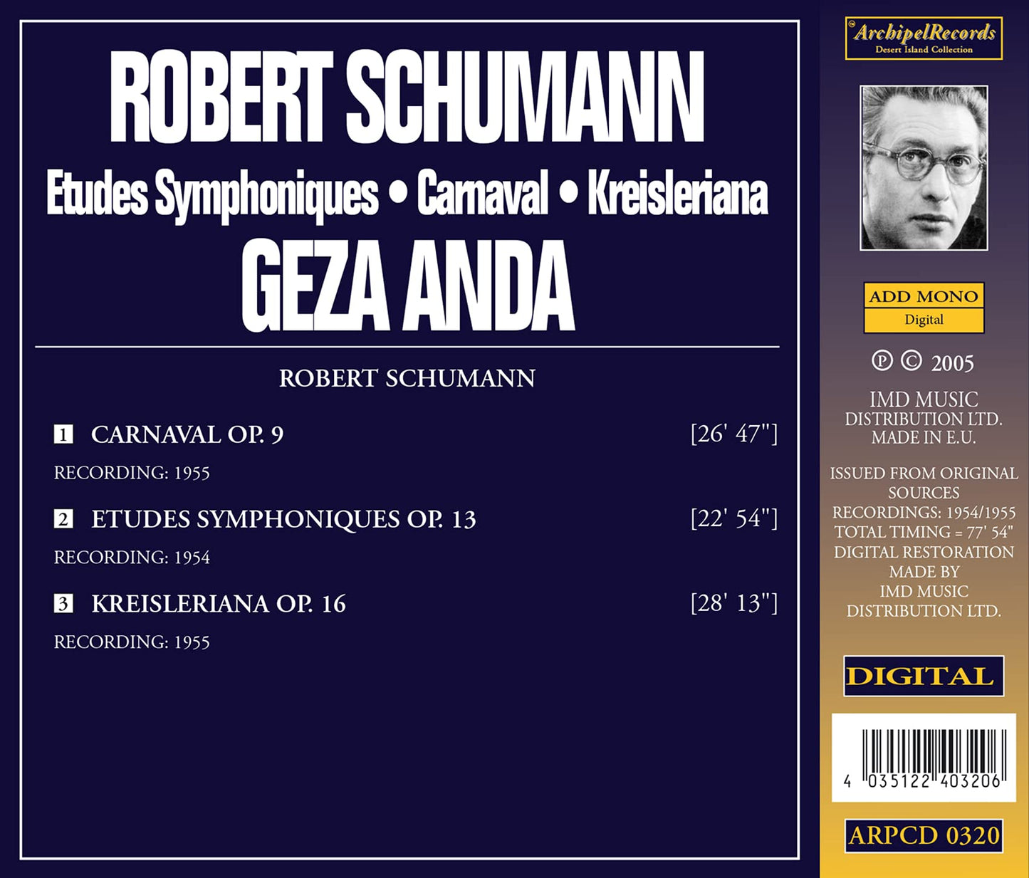 Géza Anda plays Schumann
