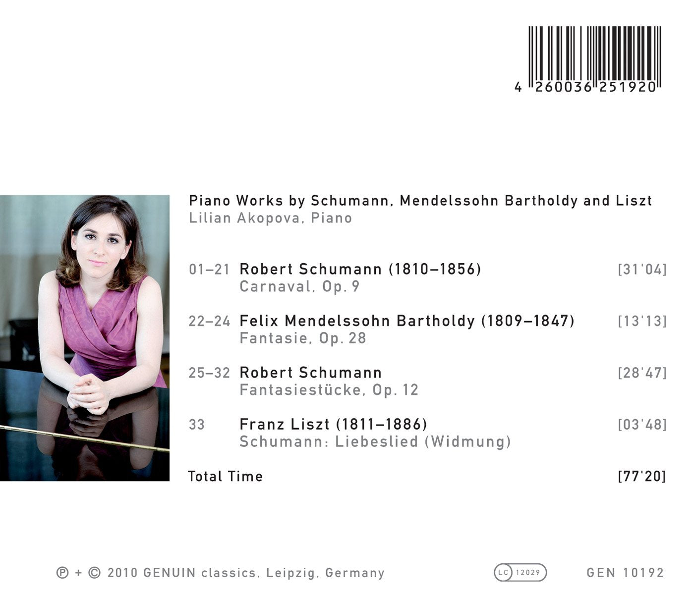 Schumann: Carnaval - Fantasiestücke