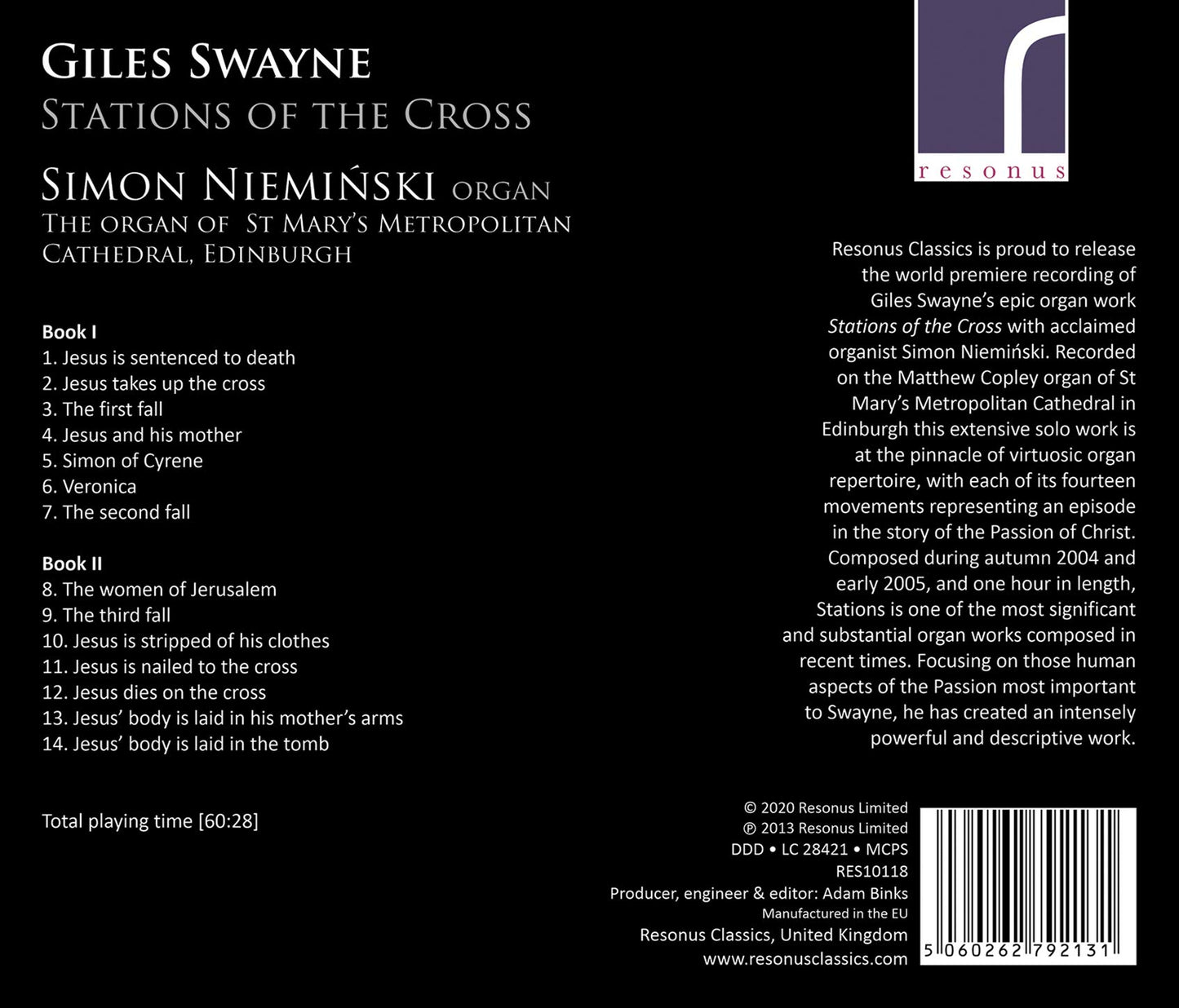 Giles Swayne: Stations of the Cross, Books 1 & 2
