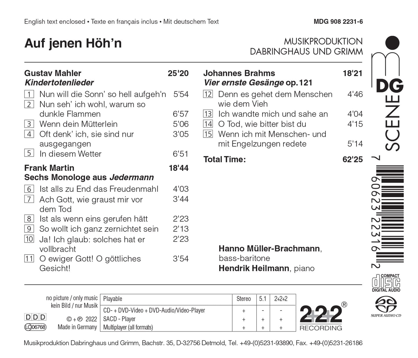 Auf jenen Hoh'n