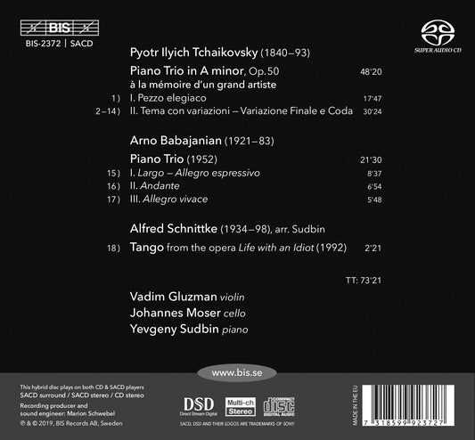 Tchaikovsky & Babadjanian: Piano Trios