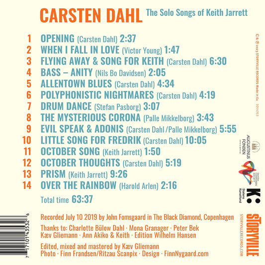 The Solo Songs Of Keith Jarrett