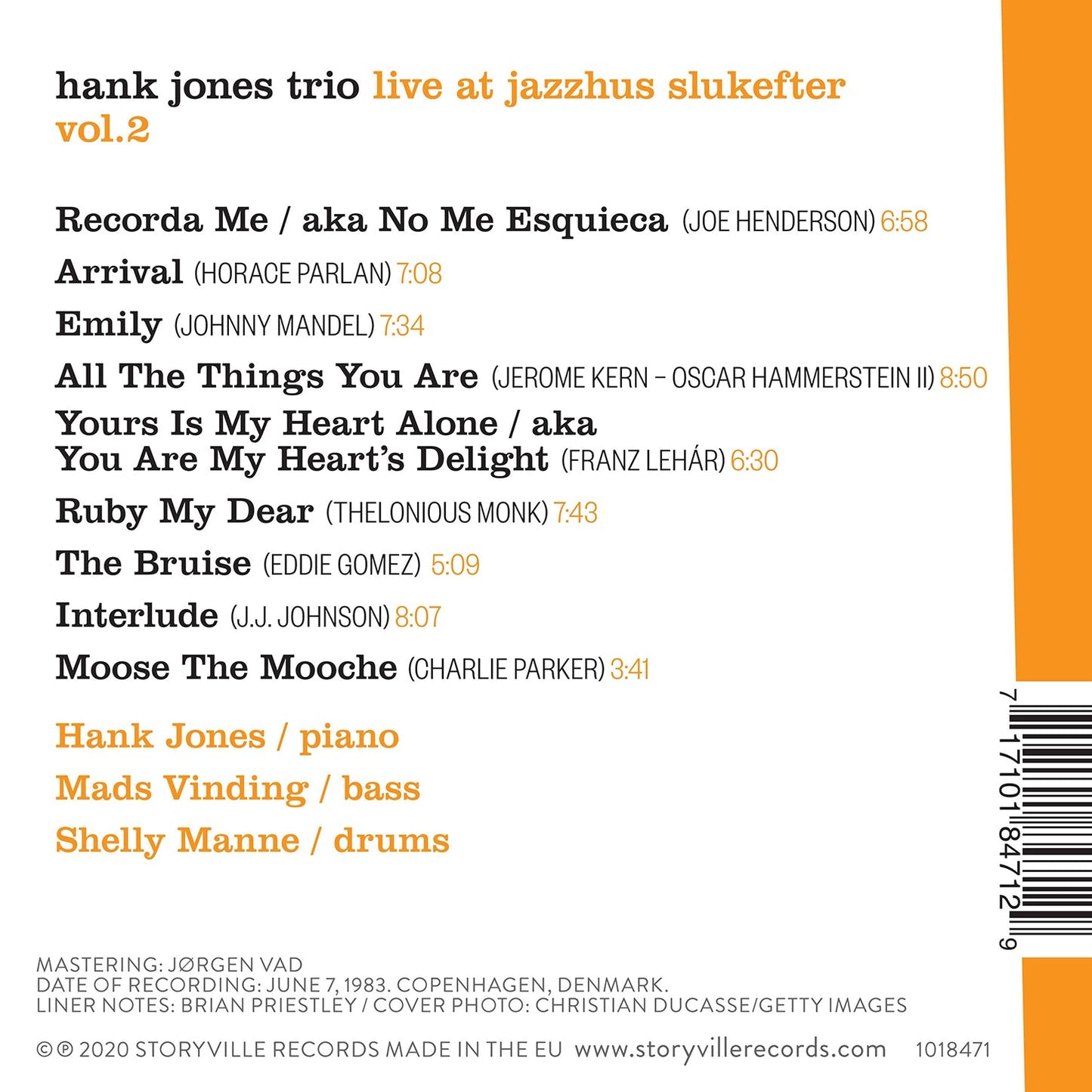Live At Jazzhus Slukefter, Vol. 2