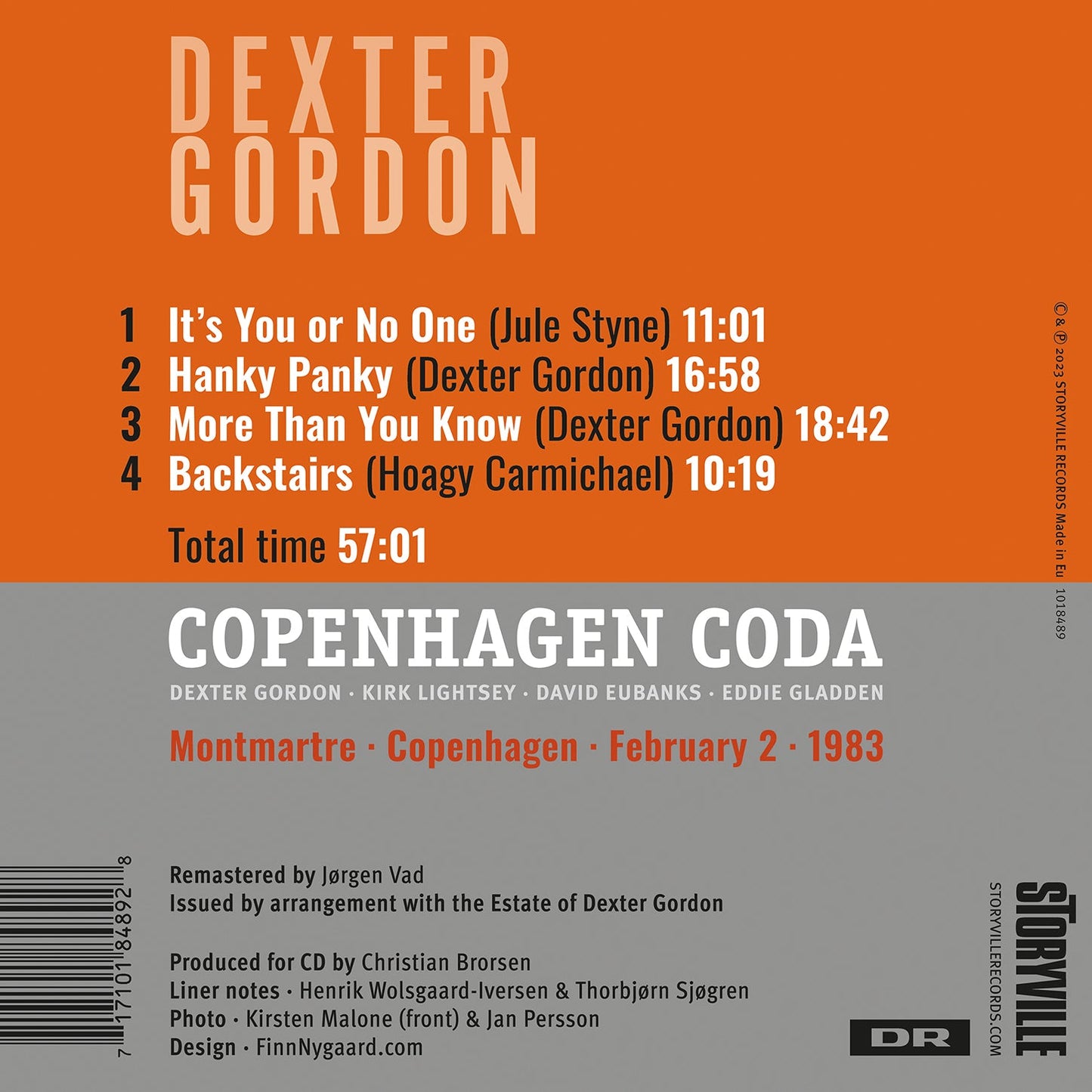 Gordon, Styne & Carmichael: Copenhagen Coda