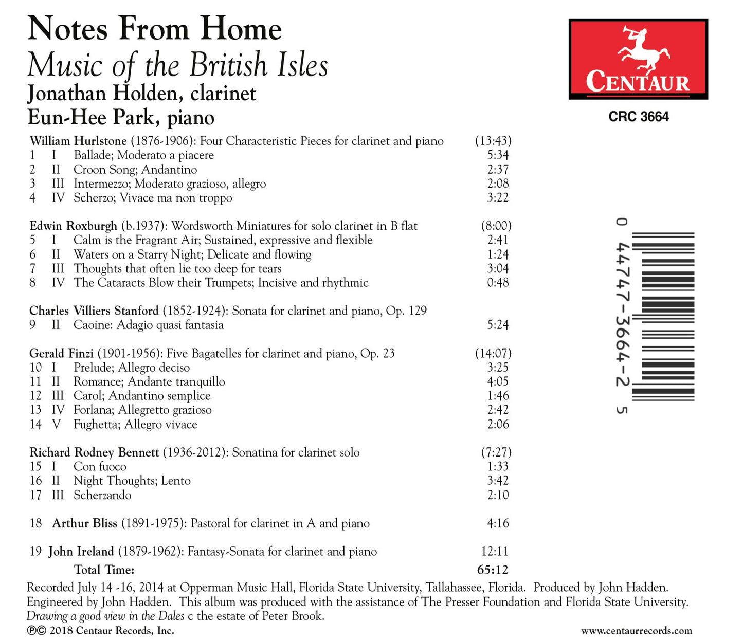 Notes From Home - Music for the British Isles