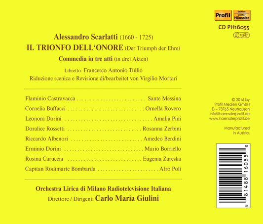 A. Scarlatti: Il trionfo dell'onore