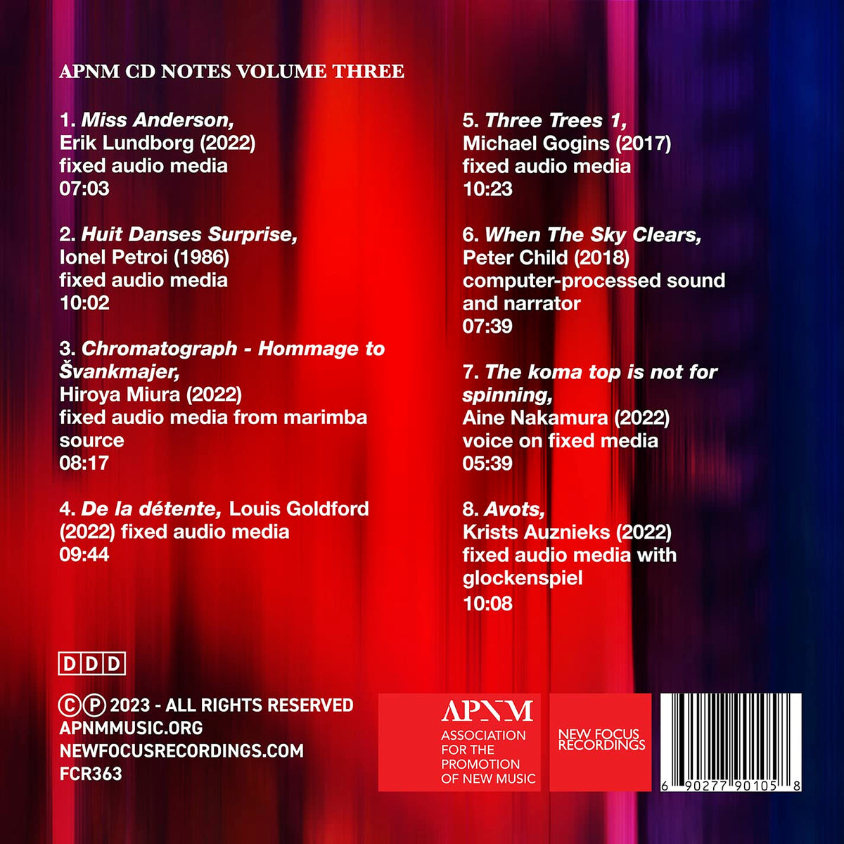 Music from the Association for the Promotion of New Music (A