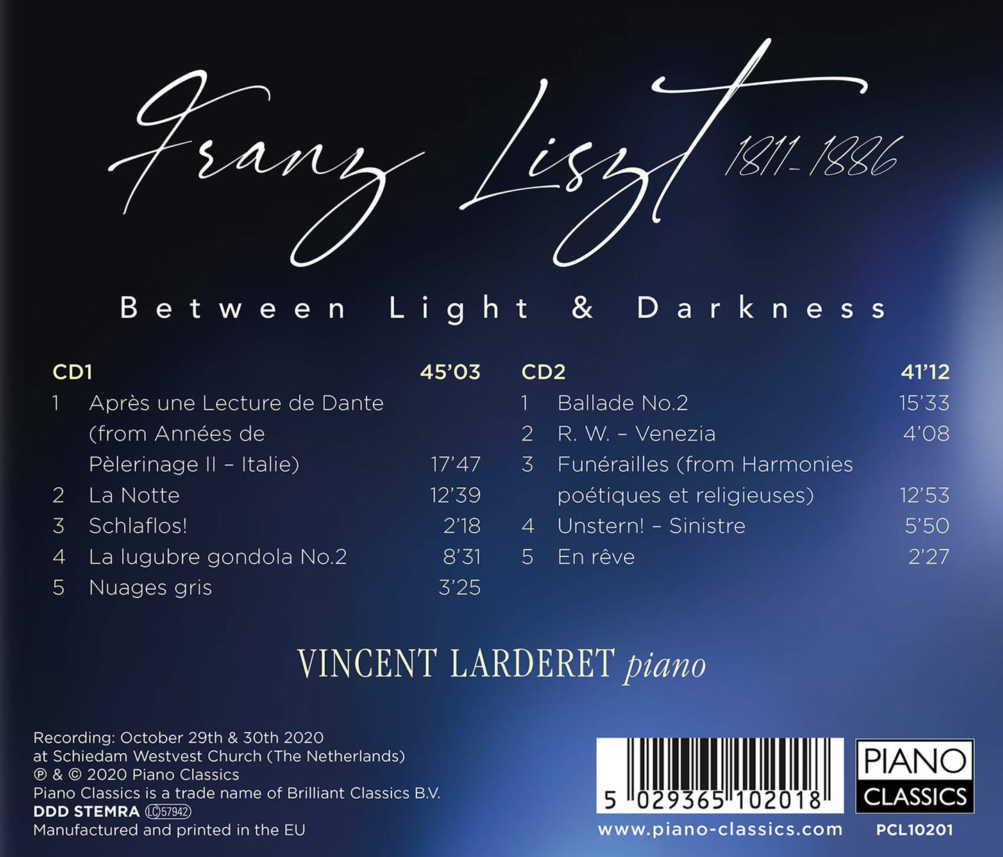 Liszt: Between Light & Darkness