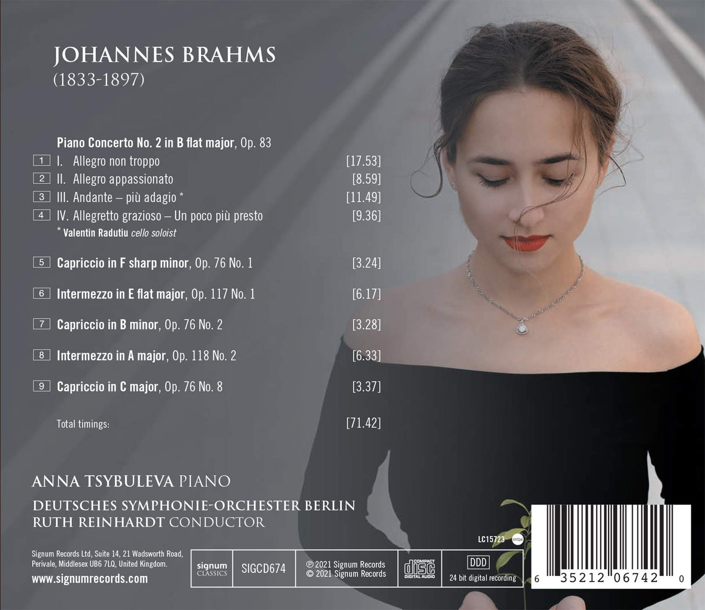 Brahms: Piano Concerto No. 2 - Piano Pieces