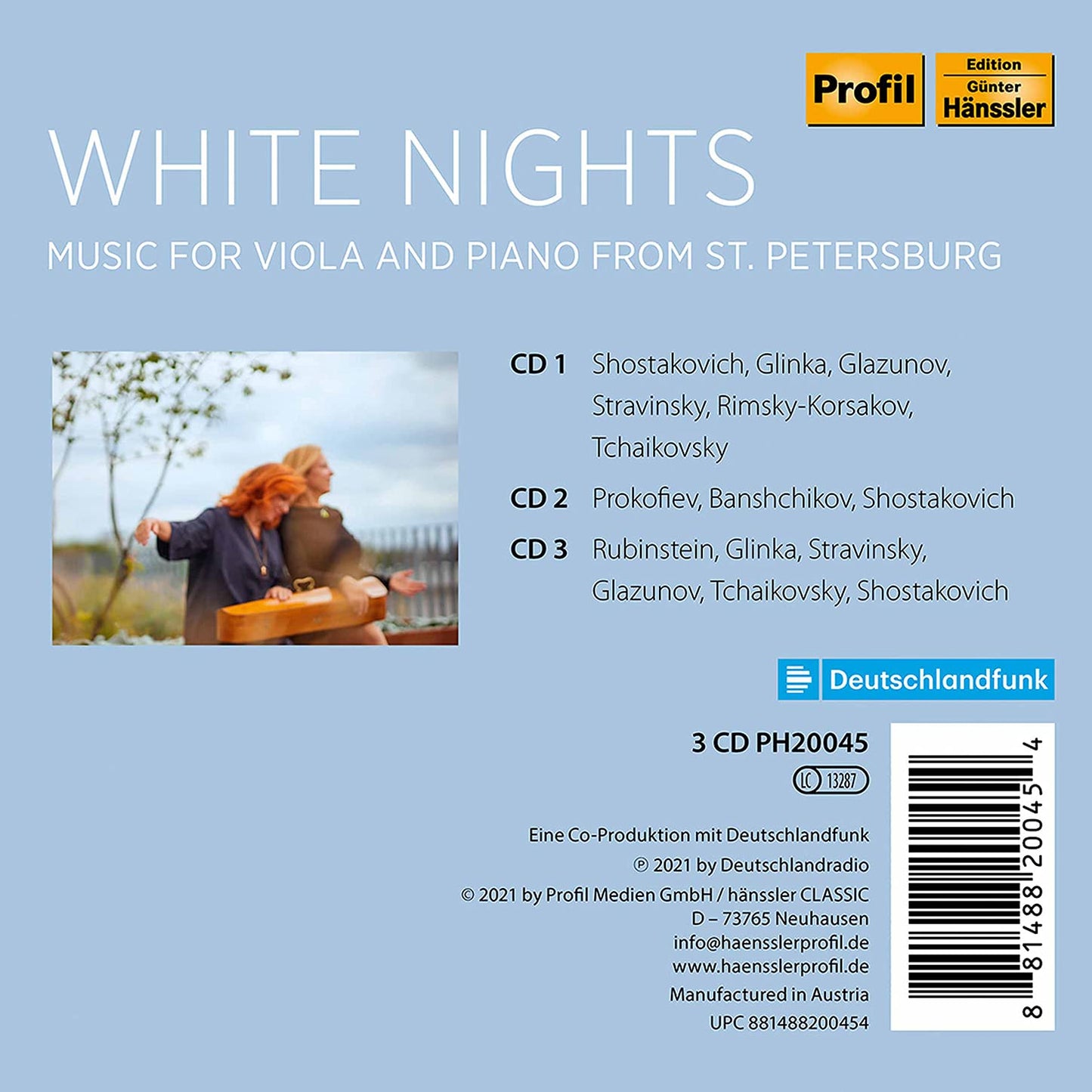 White Nights - Viola Music from Saint Petersburg