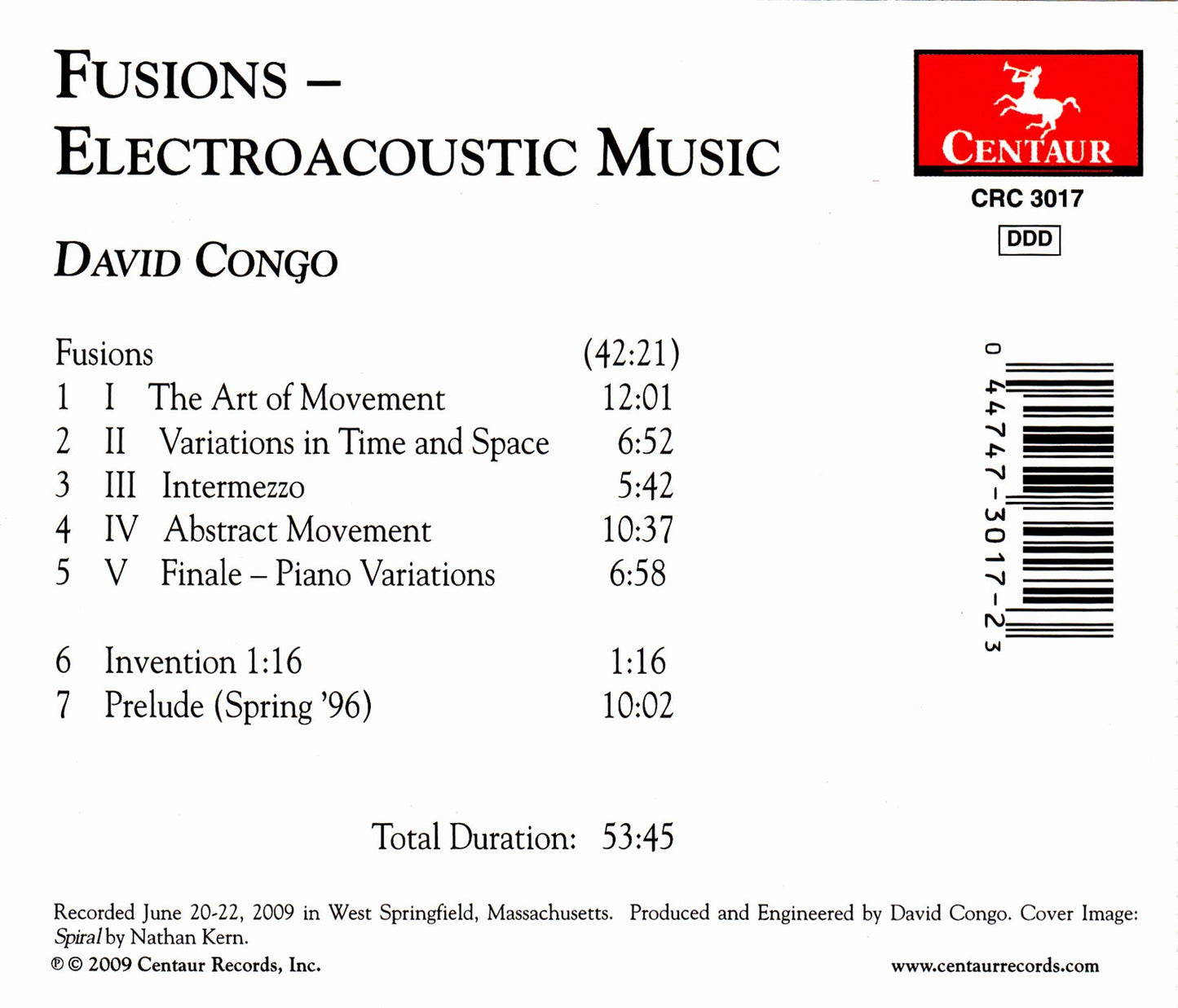 Fusions: Electroacoustic Music