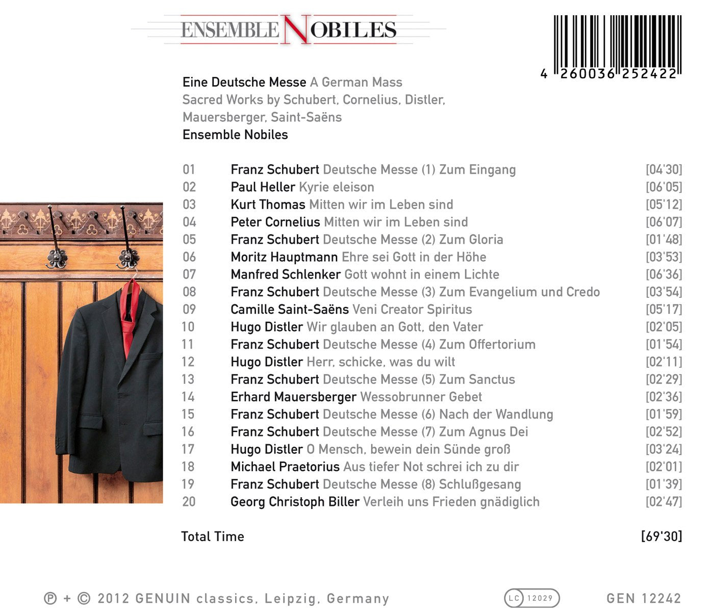 Eine Deutsche Messe: Sacred Works by Schubert, Cornelius, Di