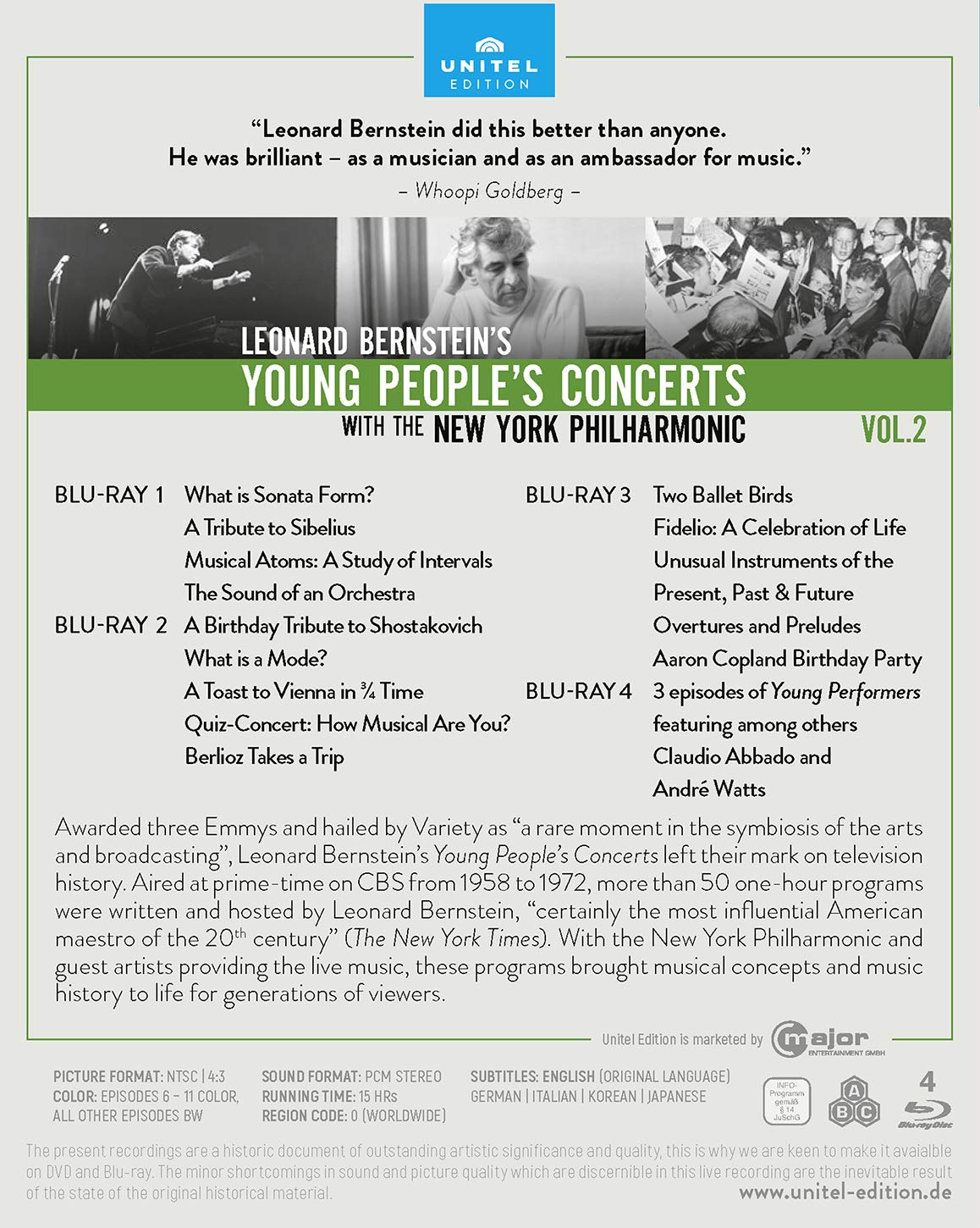 Leonard Bernstein: Young People's Concerts, Vol. 2
