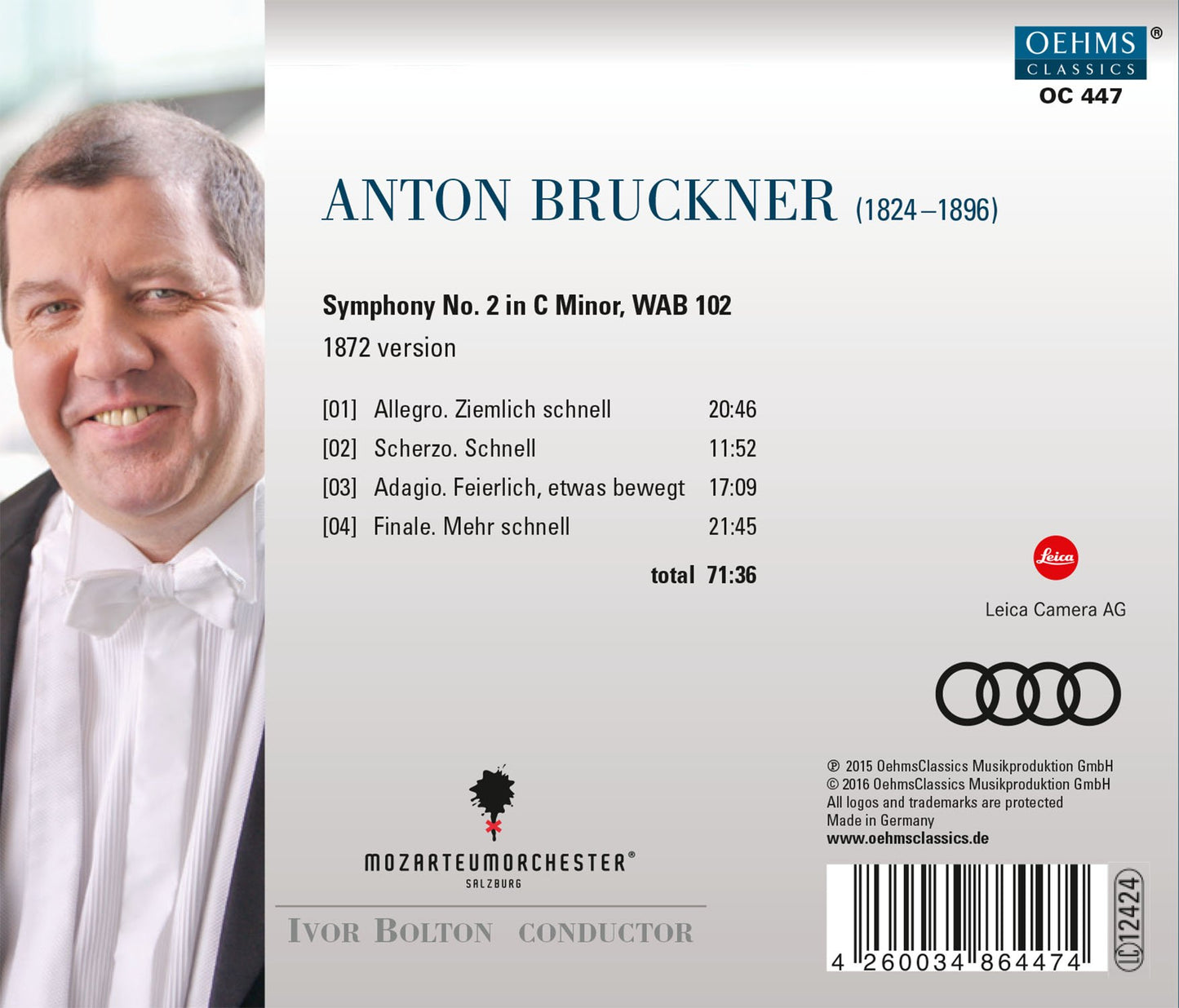 Bruckner: Symphony No. 2 in C Minor, WAB 102 (1872 Version)