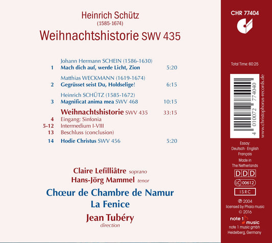 Schütz: Weihnachtshistorie, SWV 435