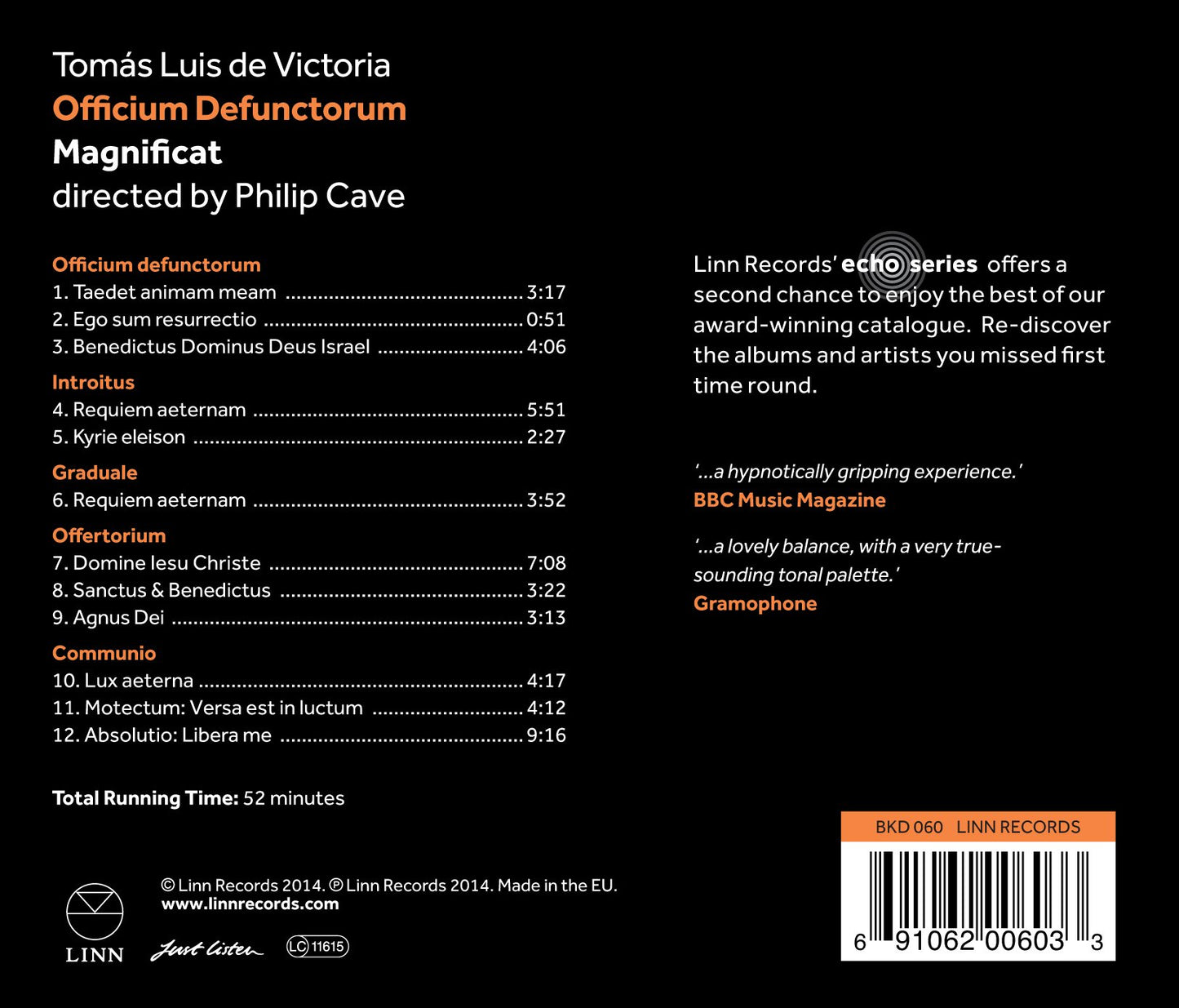 Victoria: Officium defunctorum