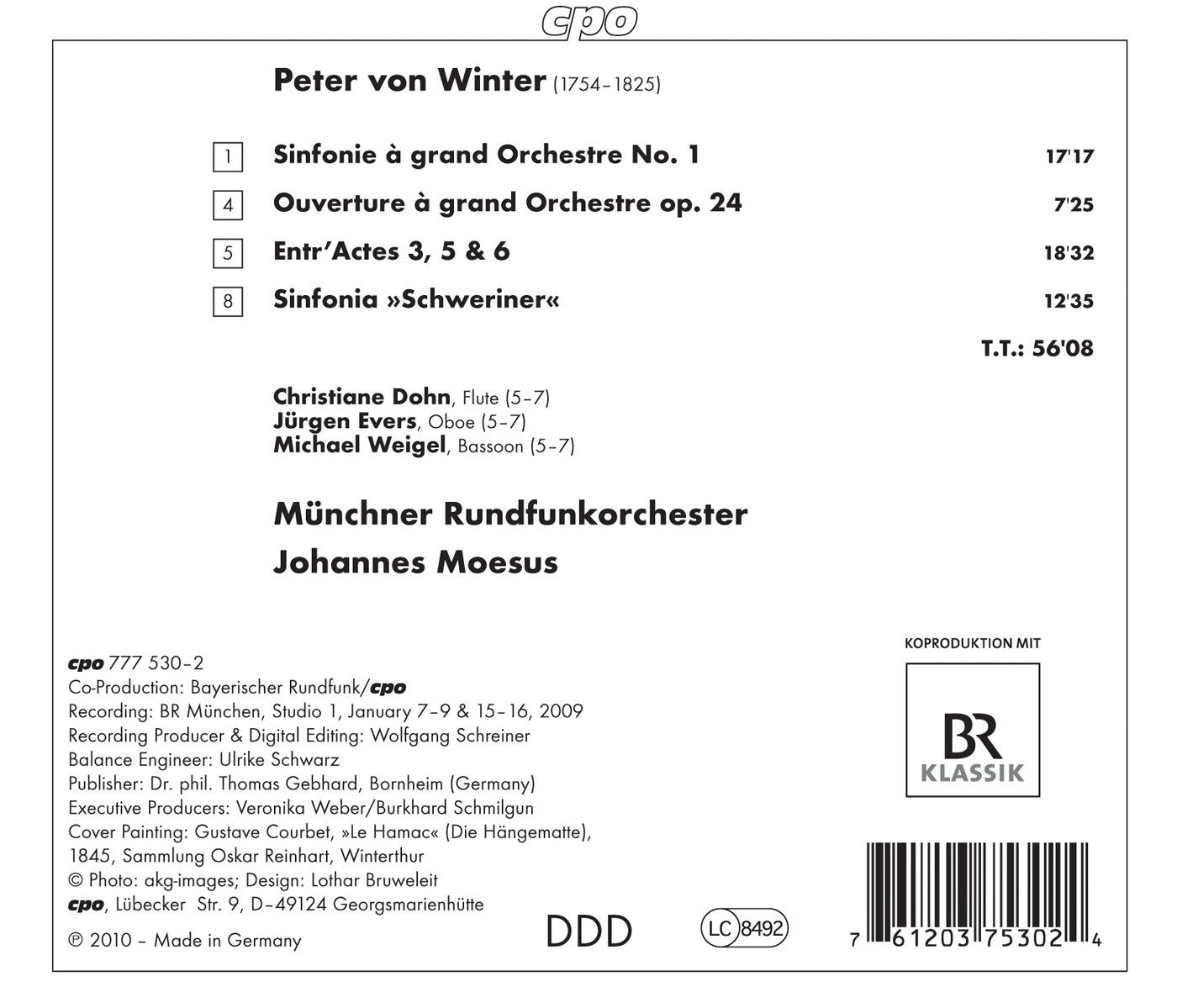 Winter: Symphonies & Entr'actes