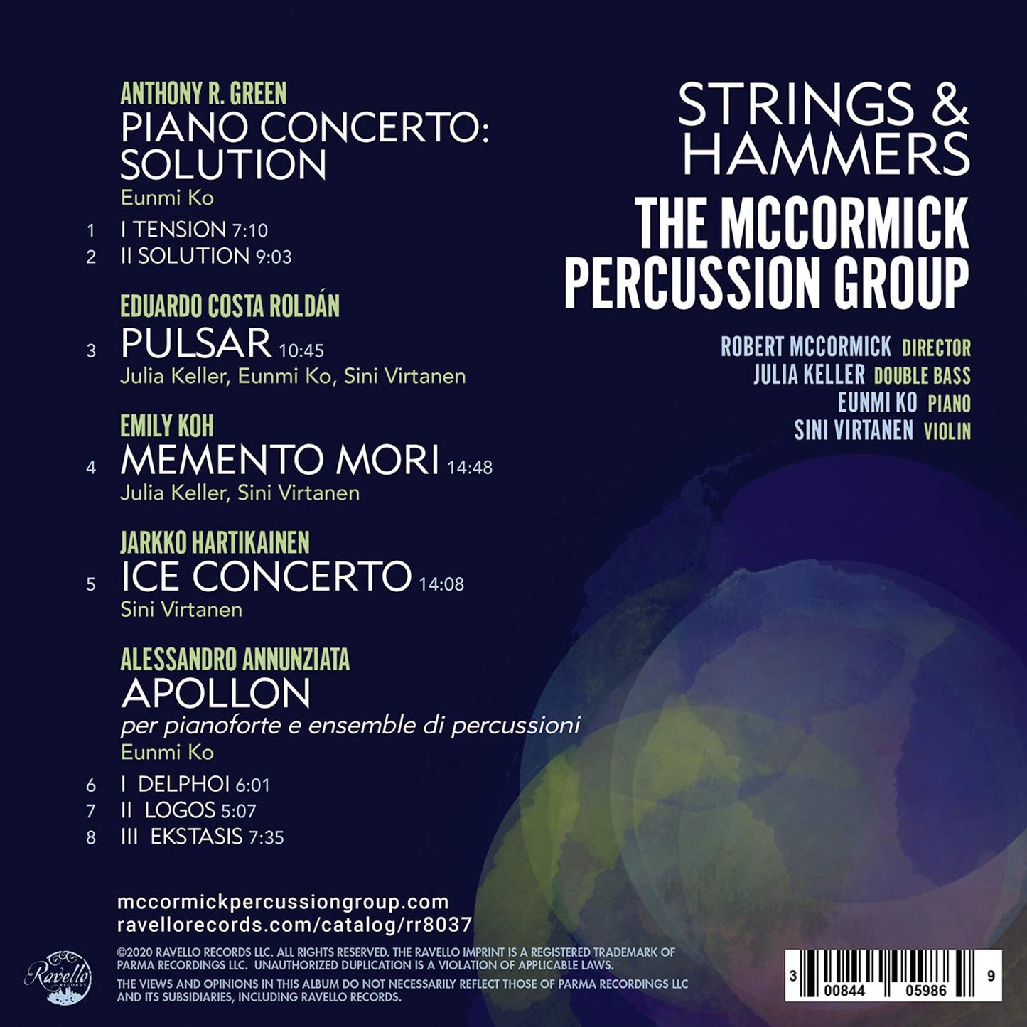 McCormick Percussion Group: Strings & Hammers