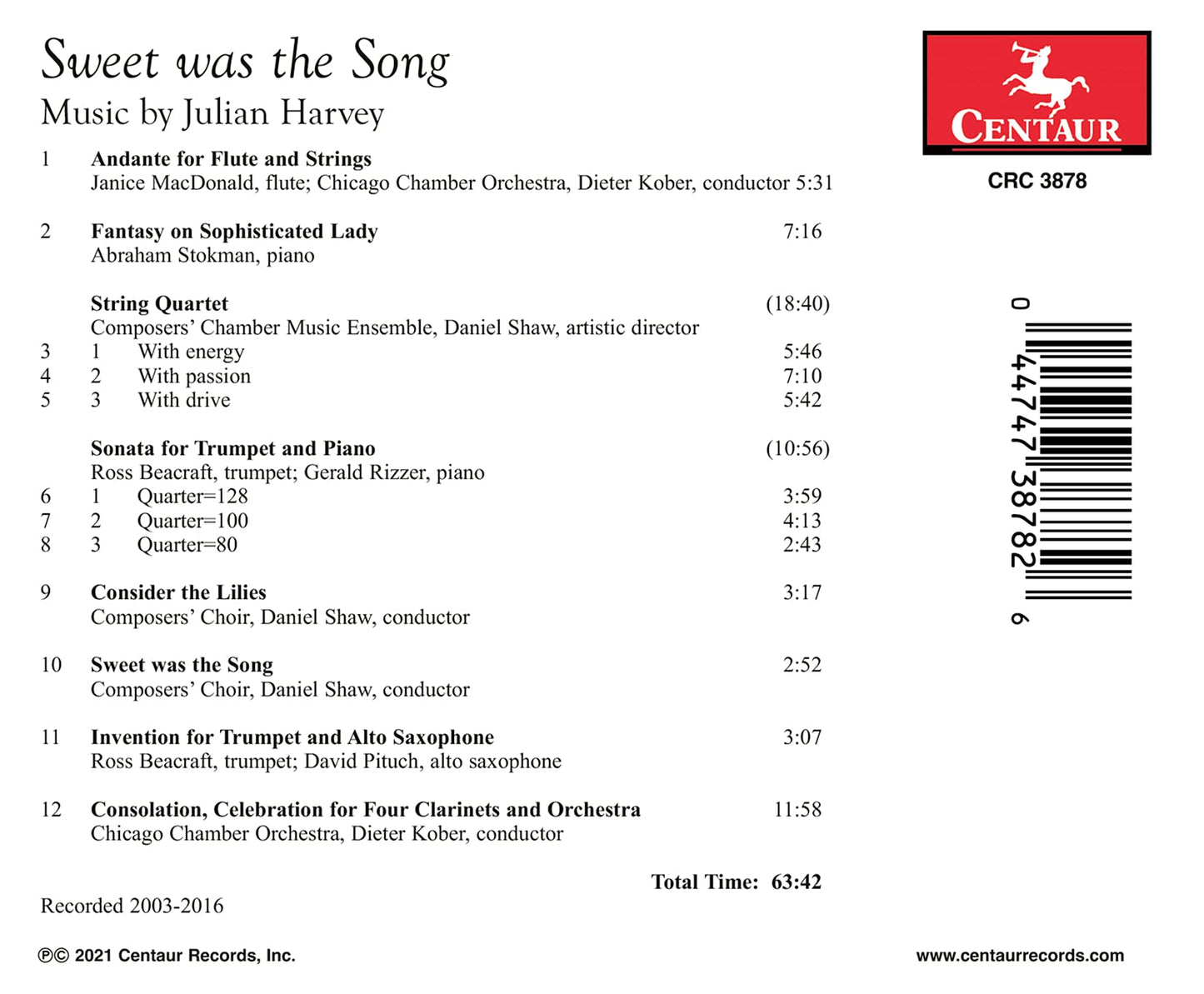 SWEET WAS THE SONG
