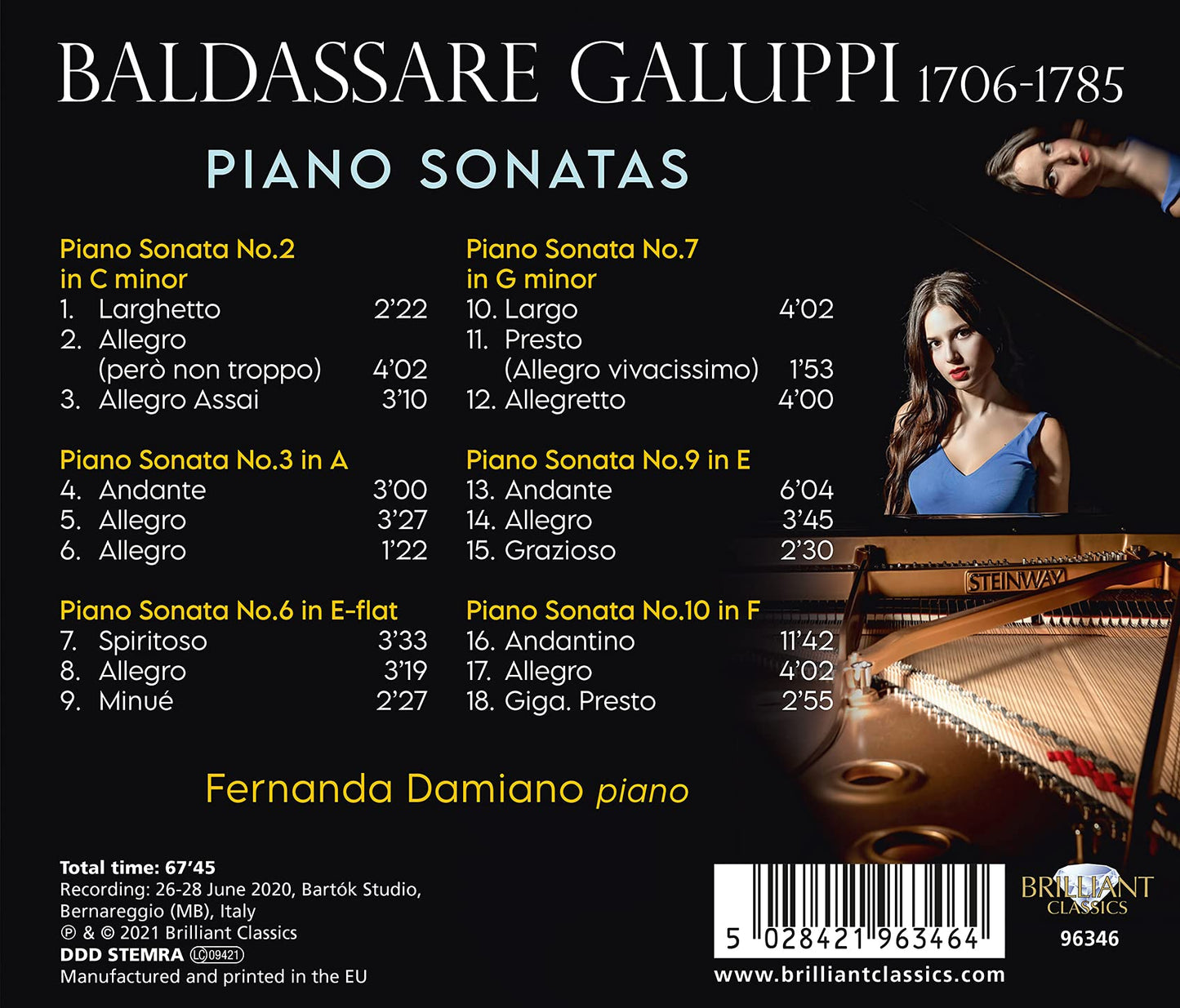 Galuppi: Piano Sonatas