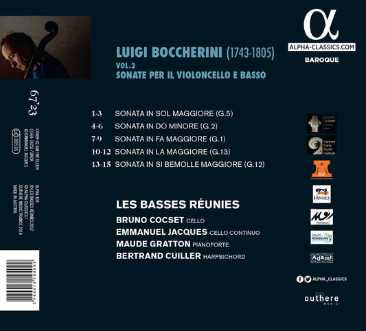 Boccherini: Sonate per il violoncello, Vol. 2