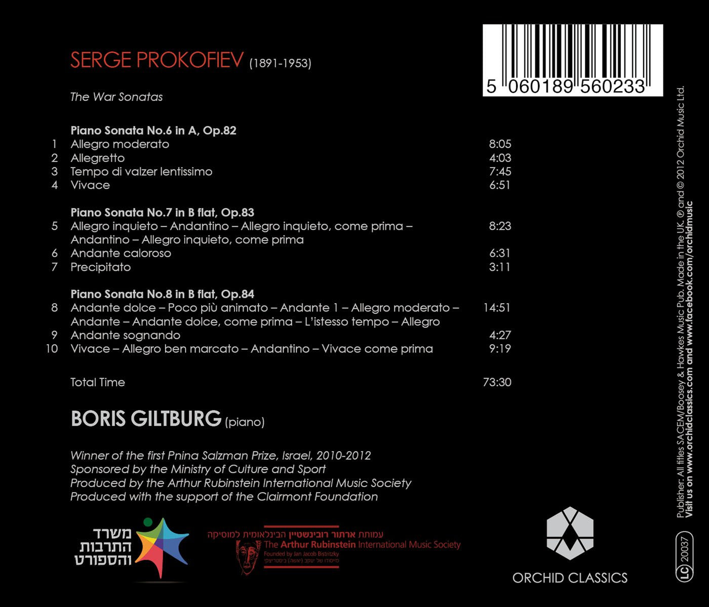Prokofiev: War Sonatas