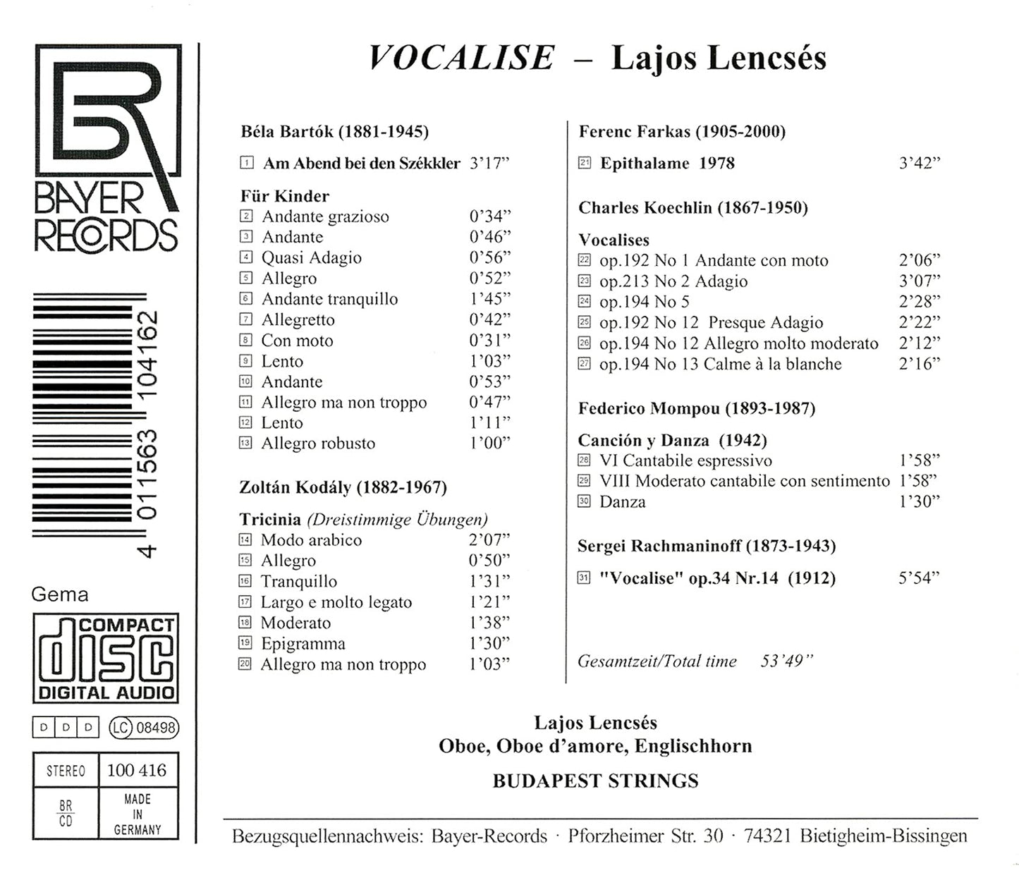 VOCALISE