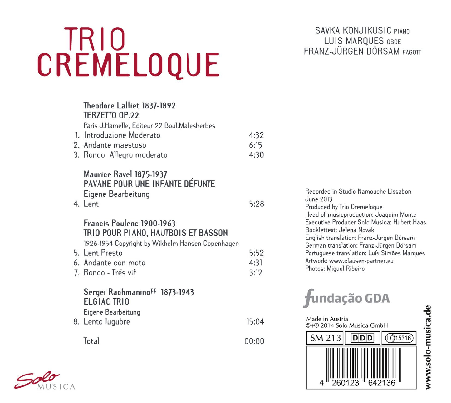 Trio Cremeloque