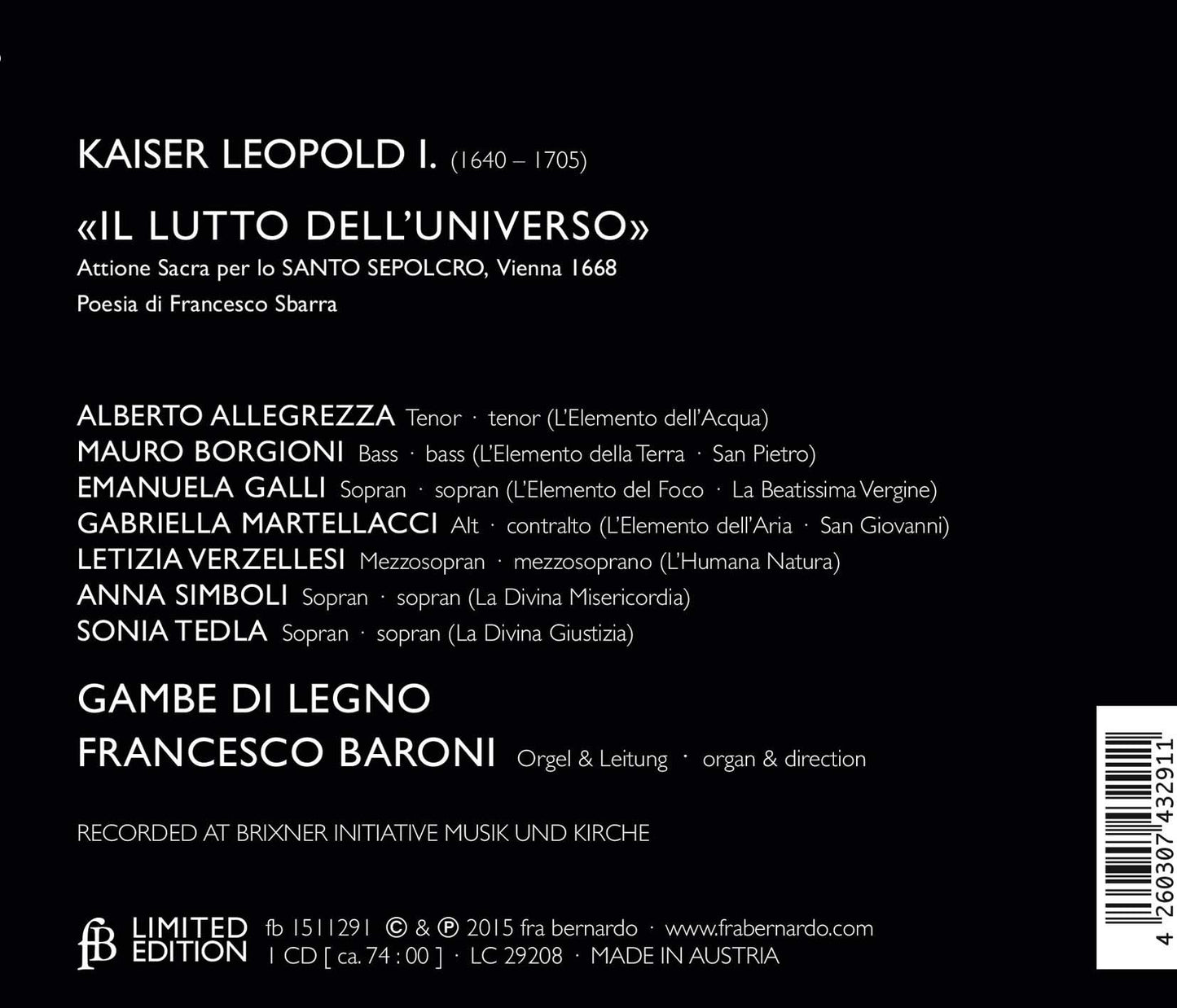 Leopold I: Il lutto dell'universo