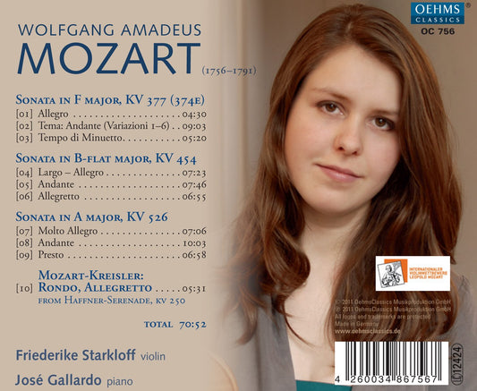 Mozart: Sonatas for Piano & Violin