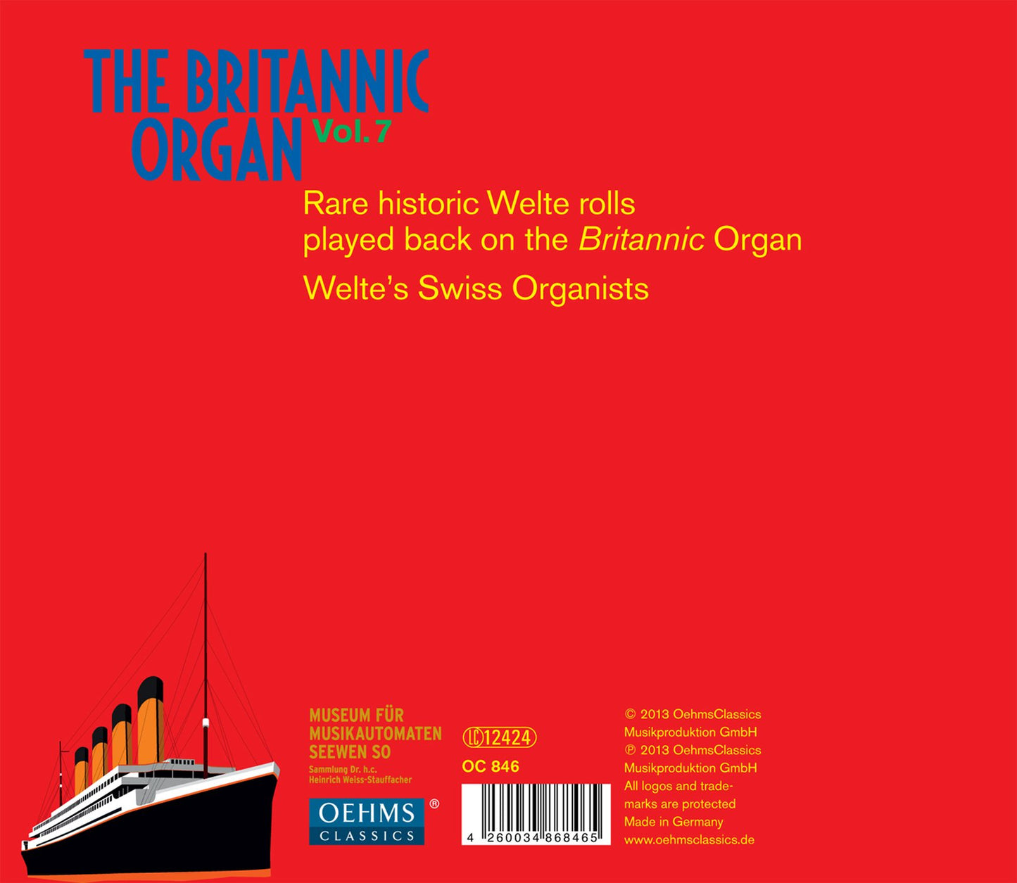 The Britannic Organ, Vol. 7