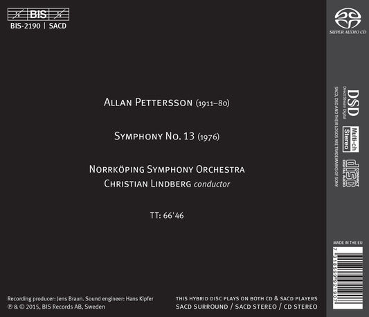 Pettersson: Symphony No. 13