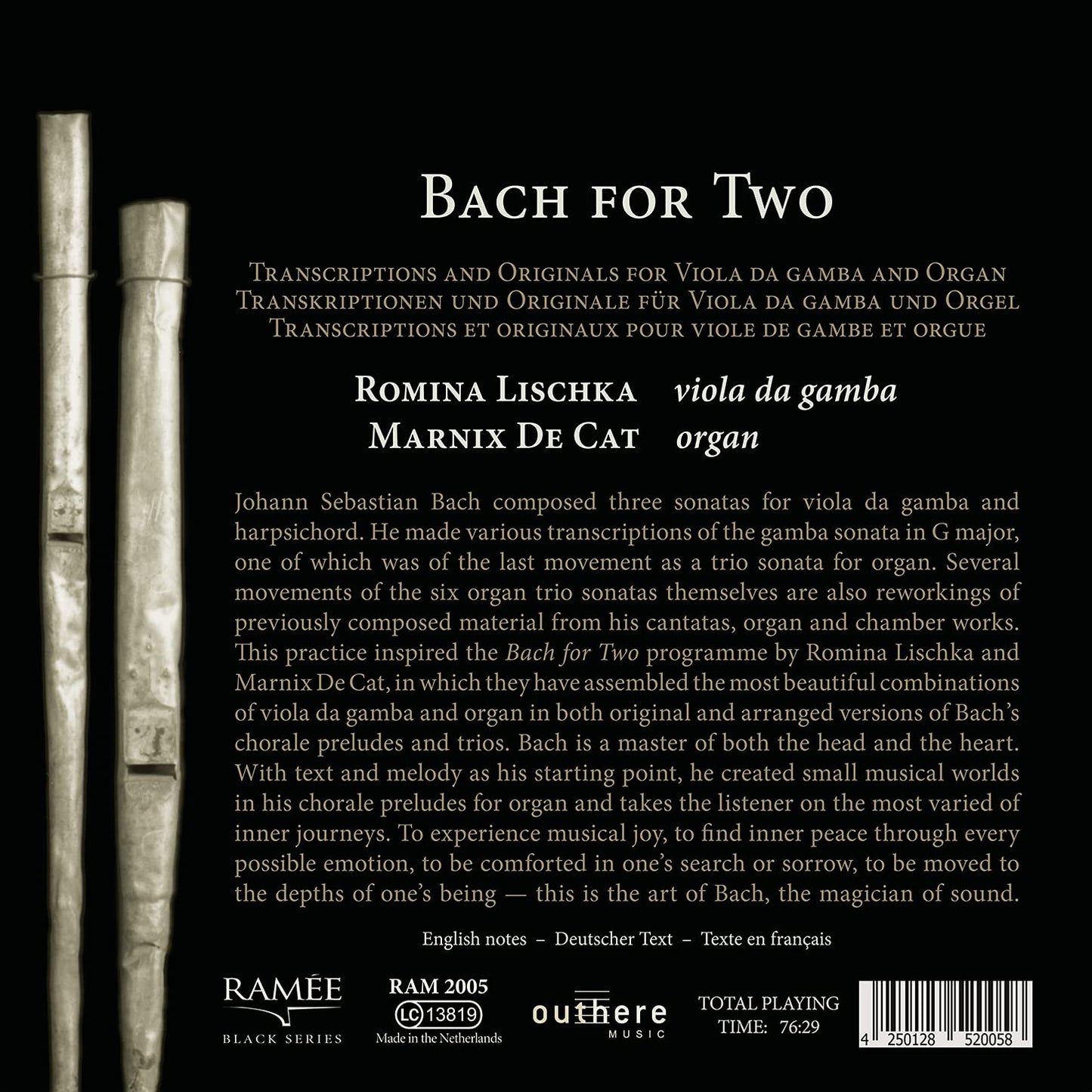 BACH FOR TWO