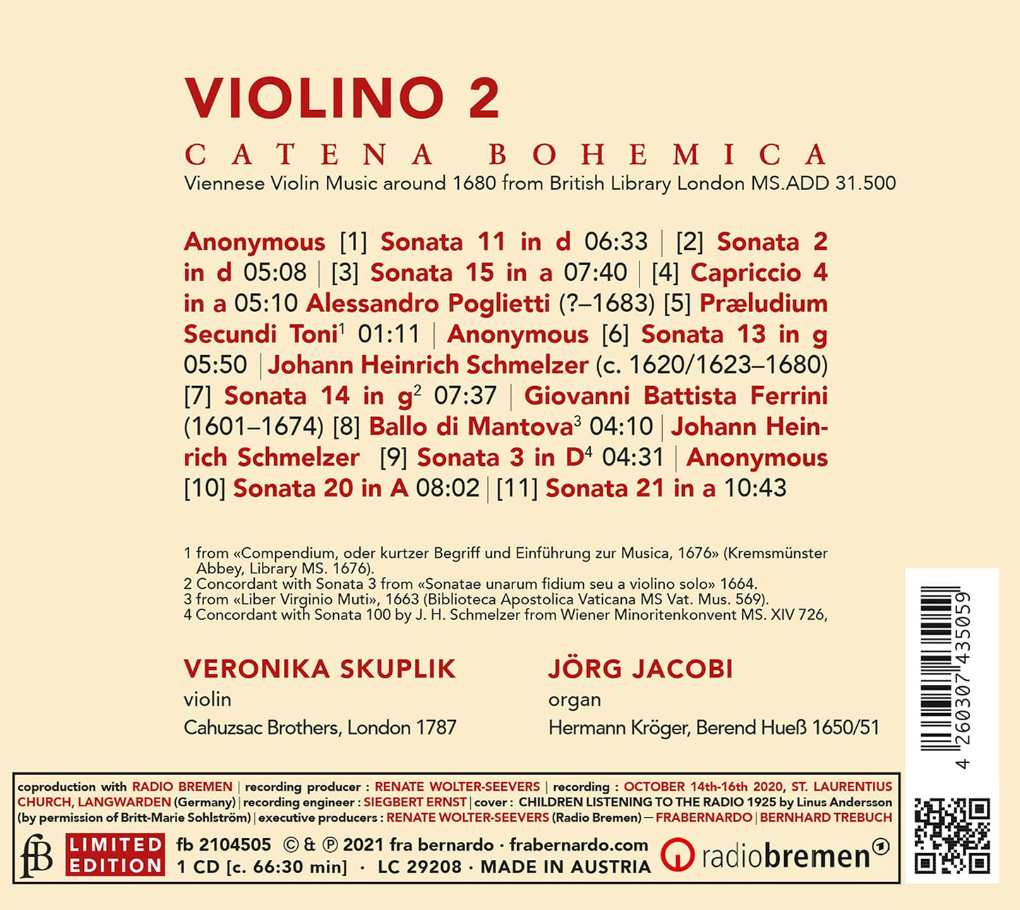 Violino 2 - Catena Bohemica