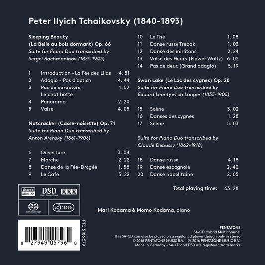 Tchaikovsky: Ballet Suites for Piano Duo