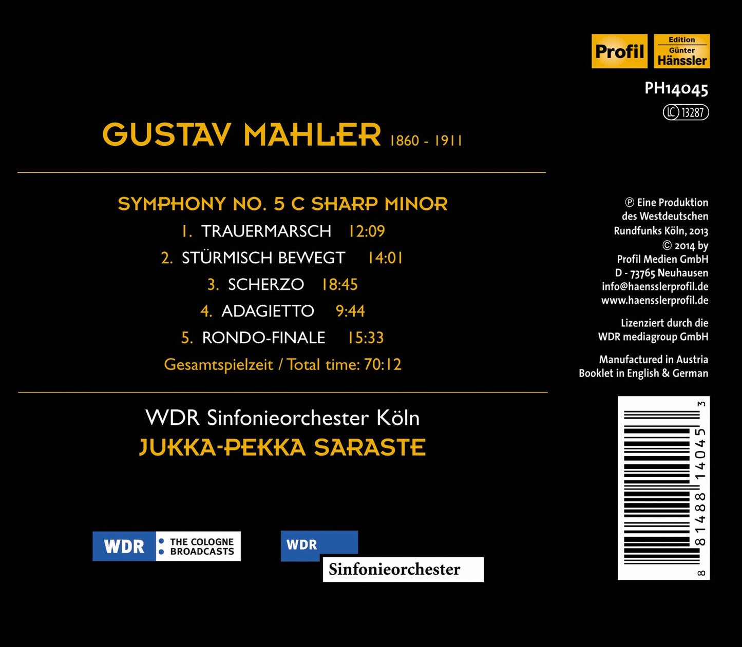 Mahler: Symphony No. 5