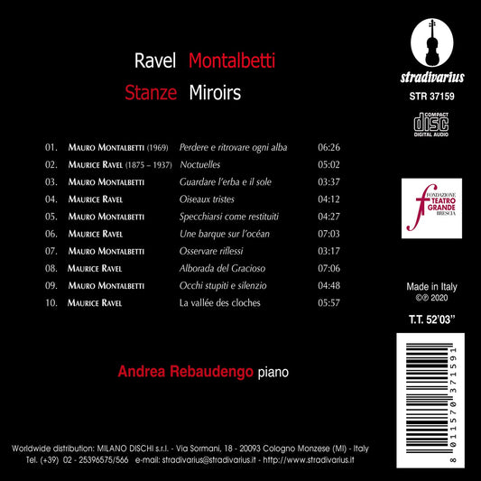Ravel: Miroirs / Mauro Montalbetti: Stanze