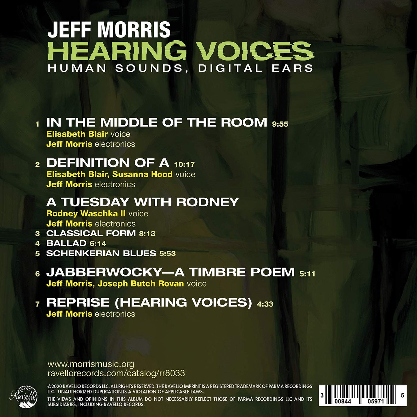 Morris: Hearing Voices - Human Sounds, Digital Ears