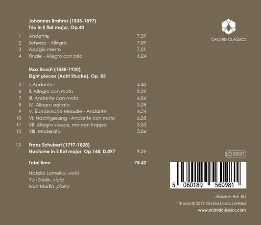Bruch - Brahms - Schubert