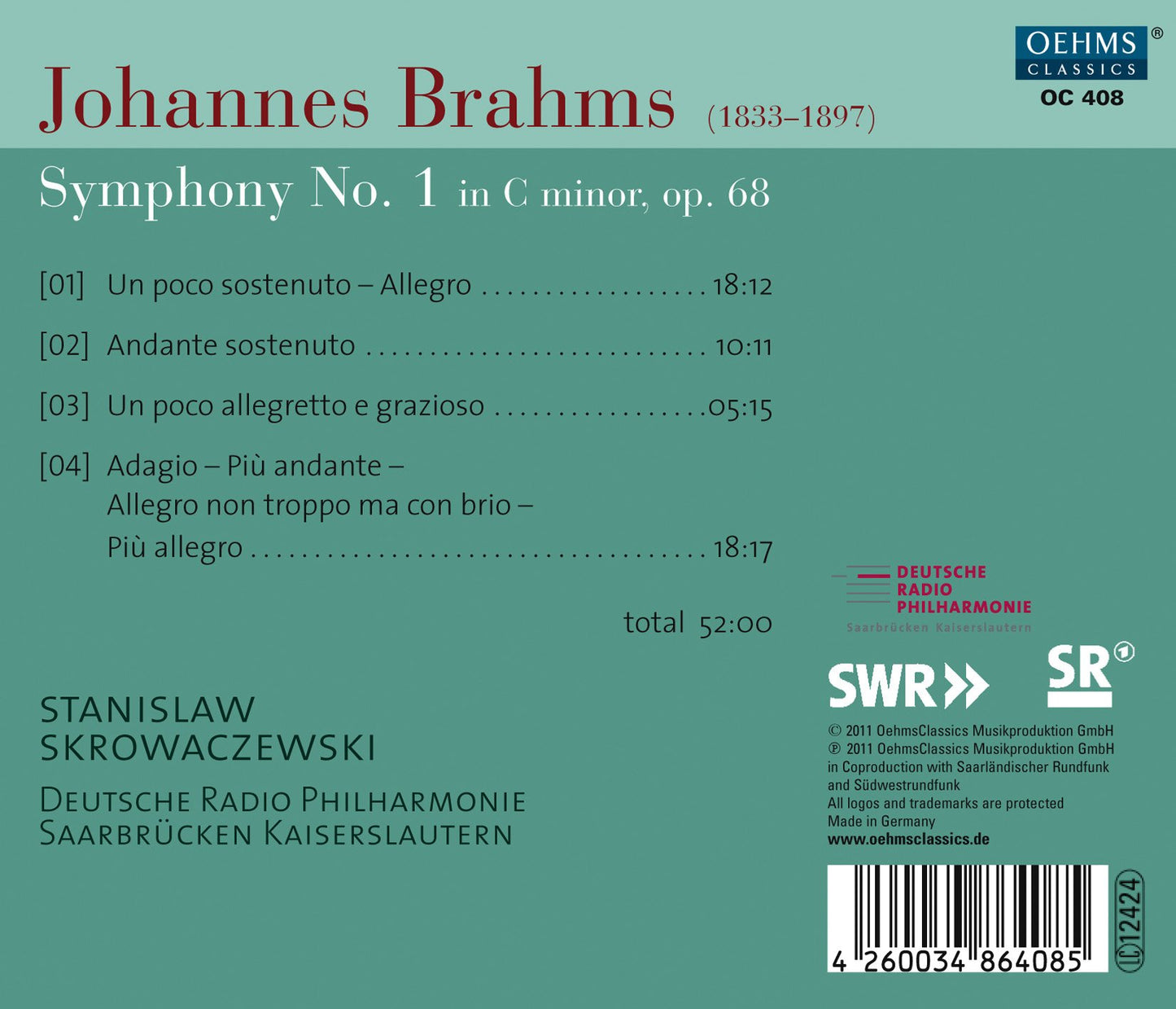 Brahms: Symphony No. 1