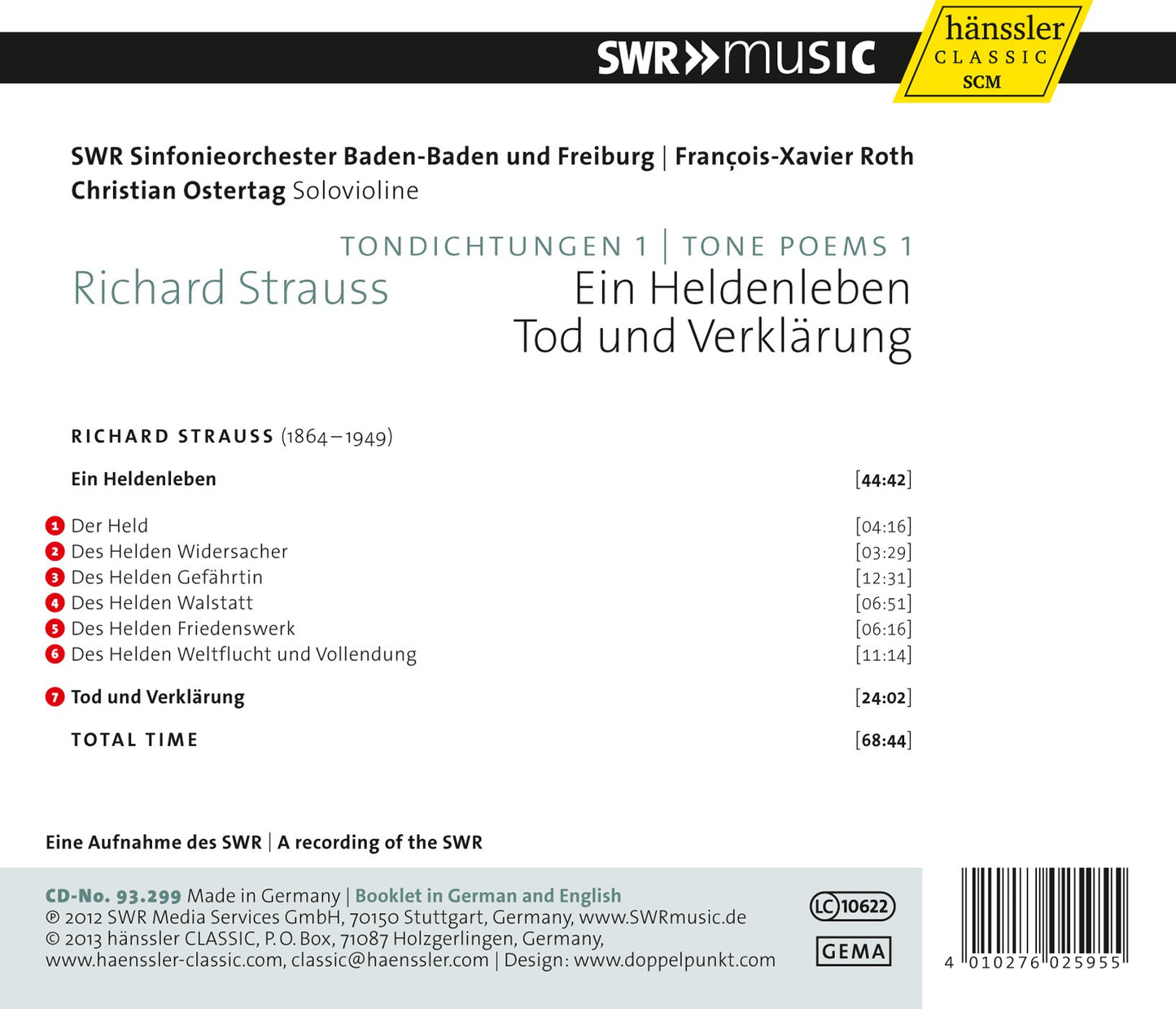 Richard Strauss: Tone Poems, Vol. 1